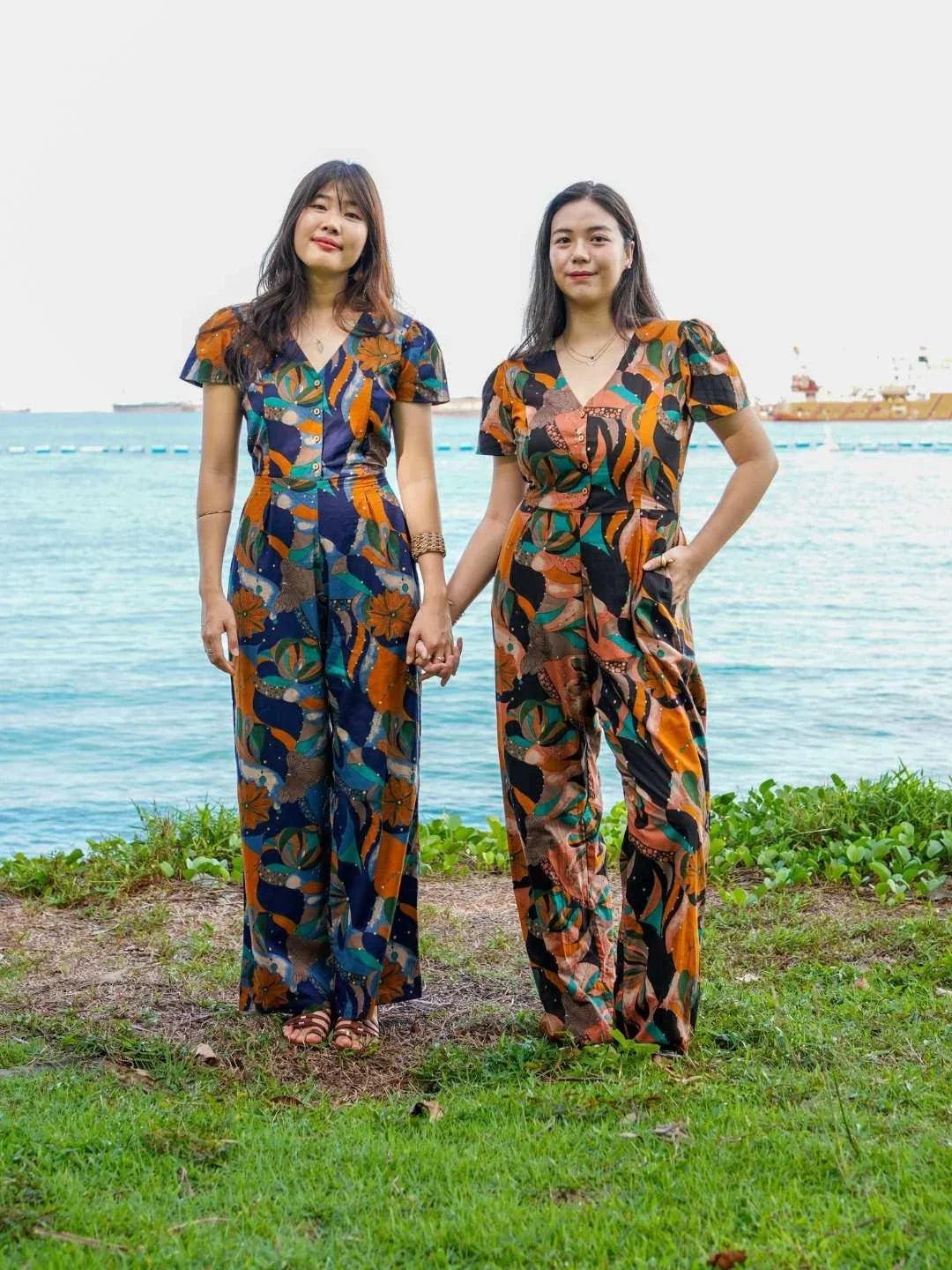 NIMBU | Calypso Women's Jumpsuit In Midnight Mosaic