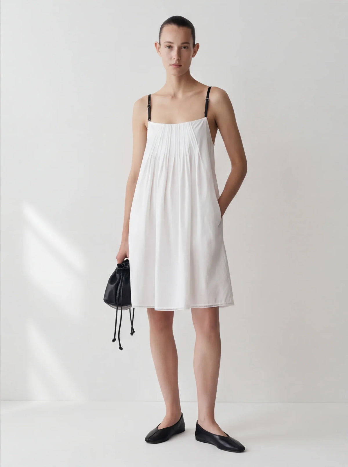 LAYERPLAN | Sela Gathered Slip Dress