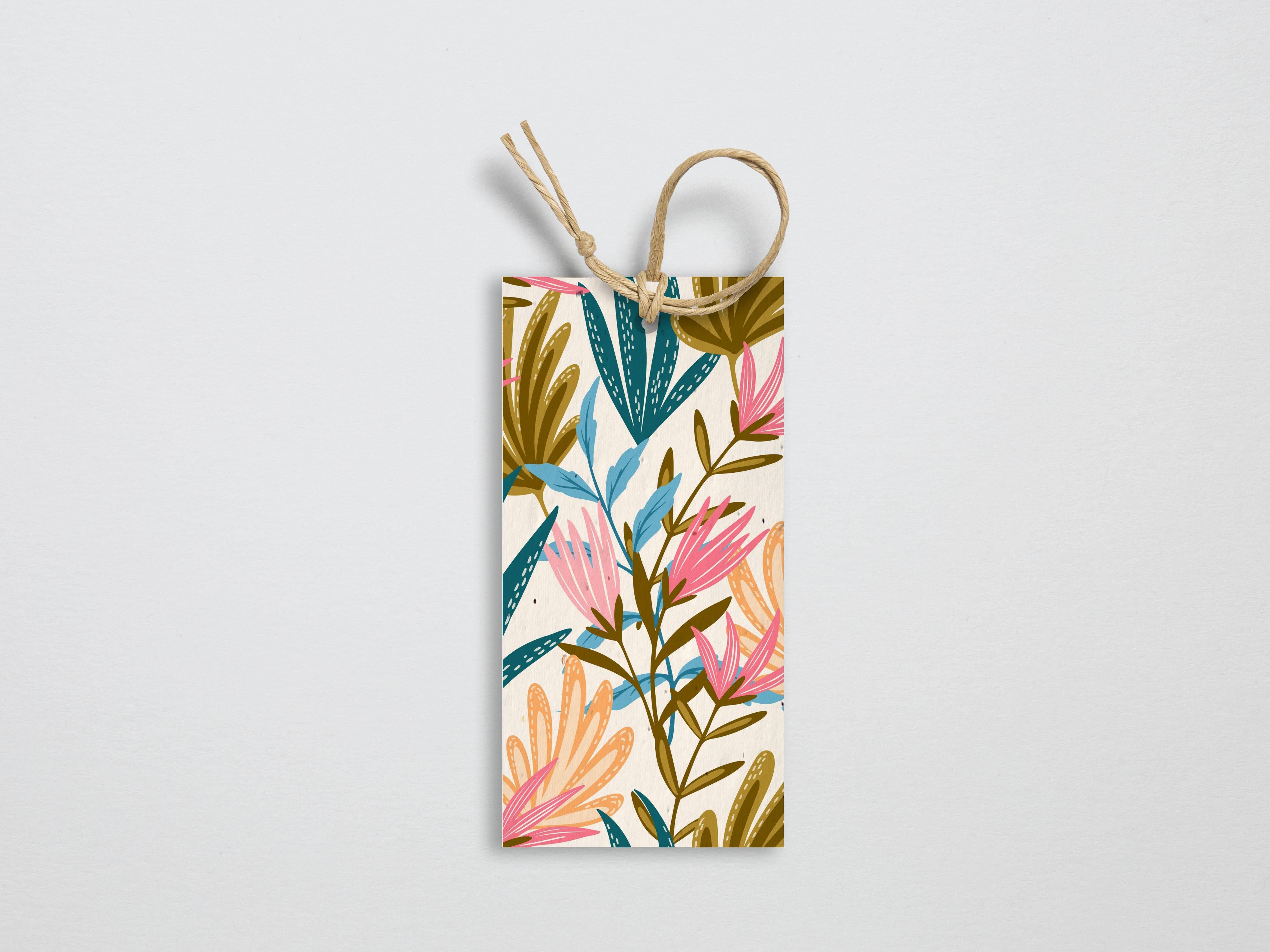 PURPLE & PURE | Plantable Seed Gift Tags – Set of 10 (Blooming Wishes)