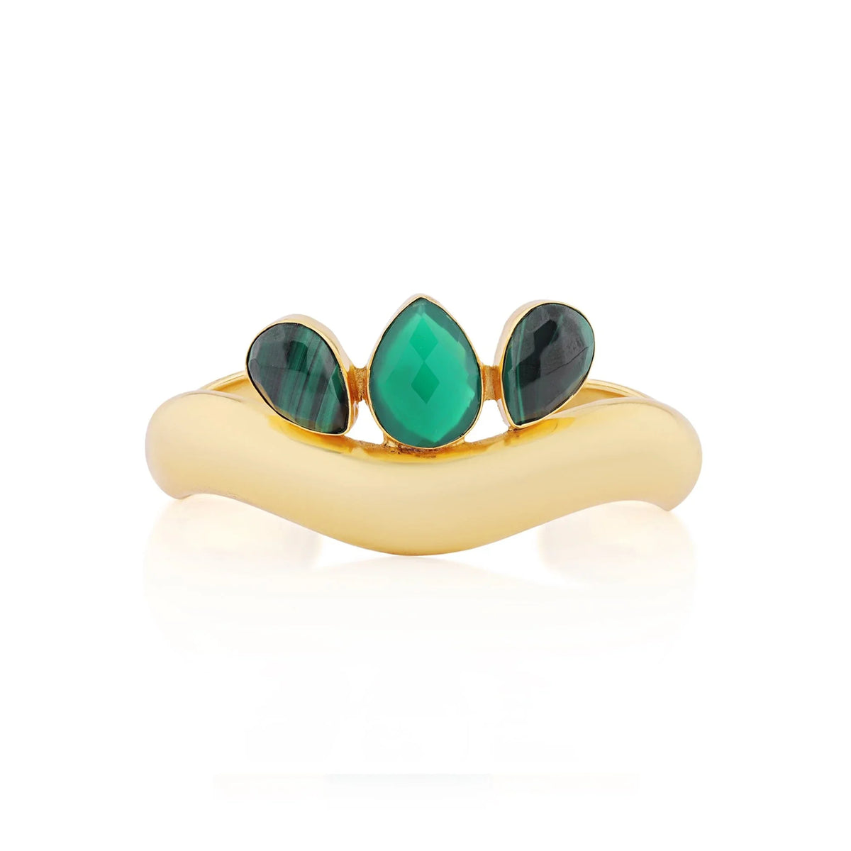 BOHEME BY VERO | Amazonia Bangle With Stones - 3 Stones