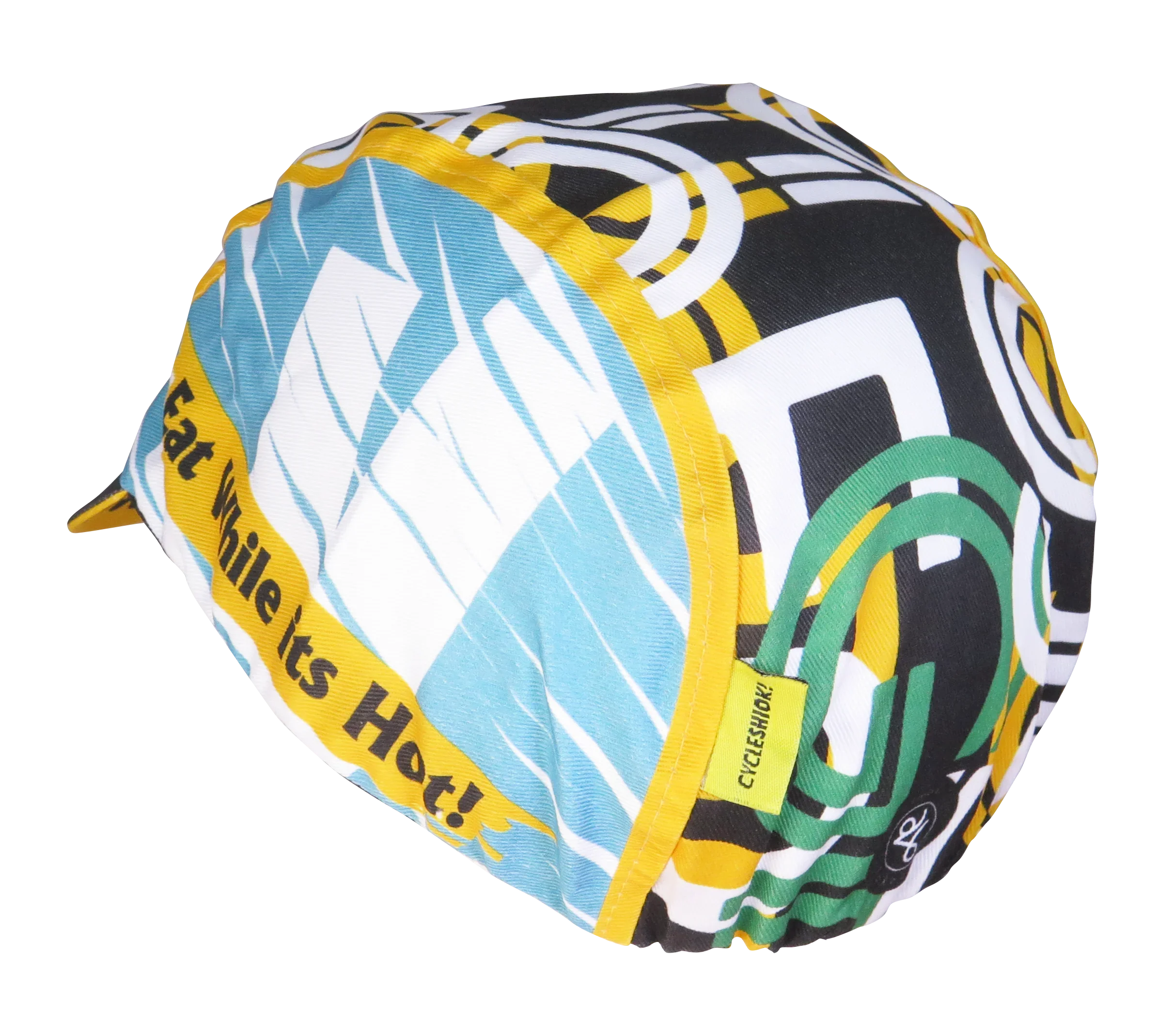 A DESIGN BY TAKACHYA | Cycling Cap - I Am Fast Food Rider (Color)