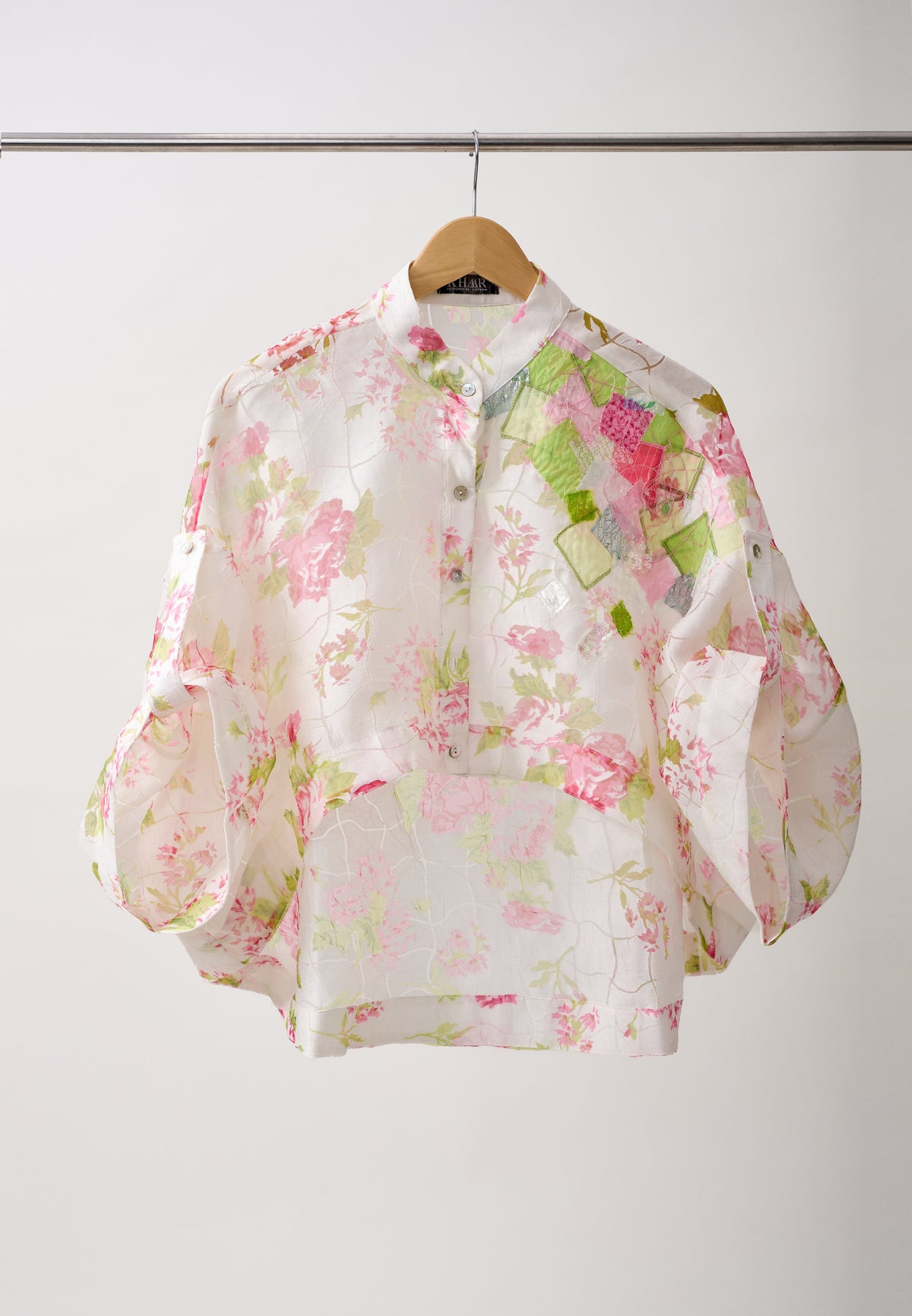 KHAAR | Floral Crop Top