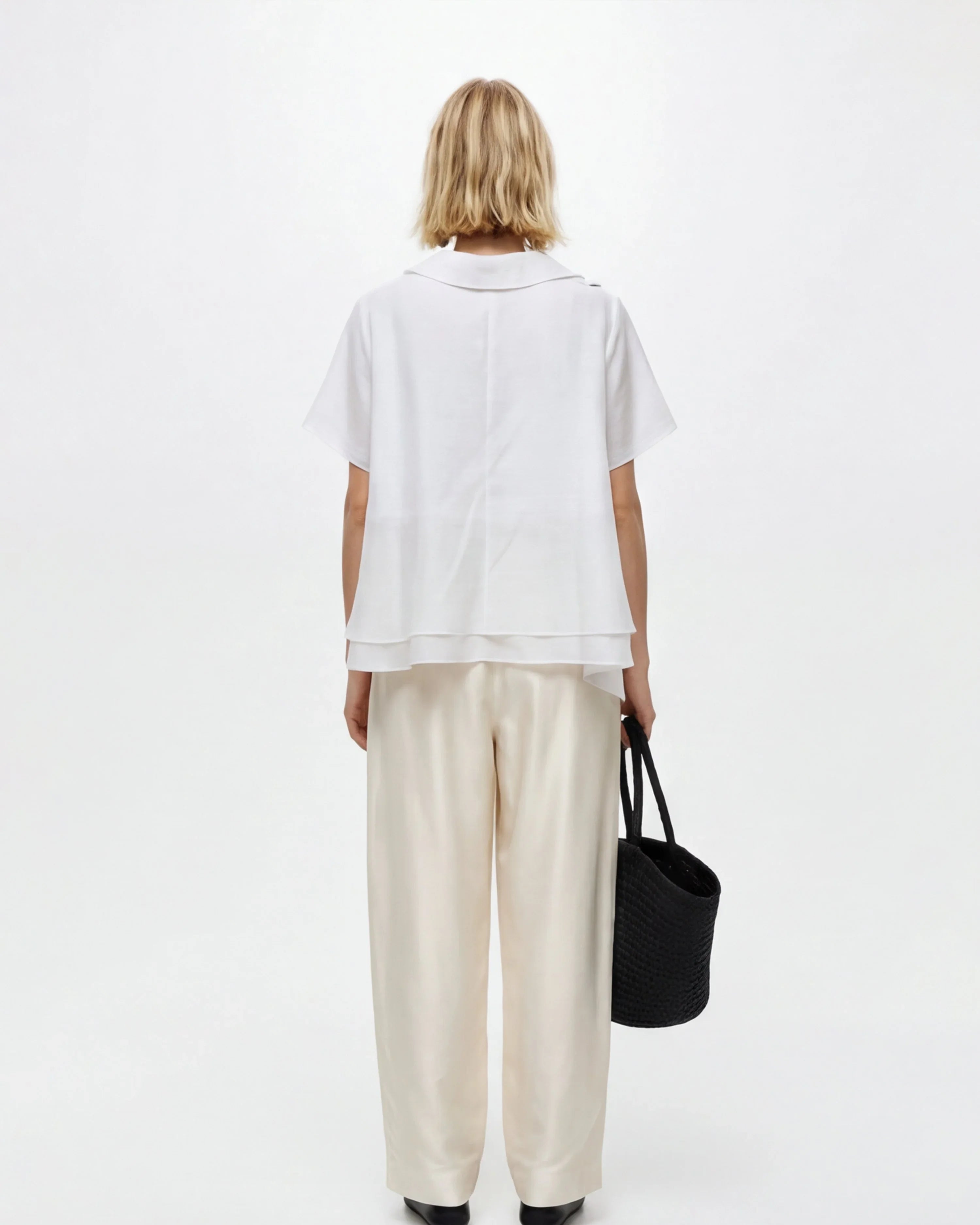 LAYERPLAN | Isle Luster Cotton Drawstring Trousers