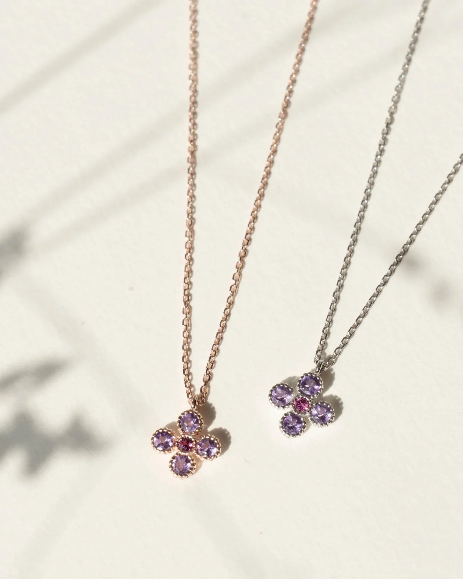 EMBRACE JEWELLERY | Gem Bloom Necklace With Amethyst