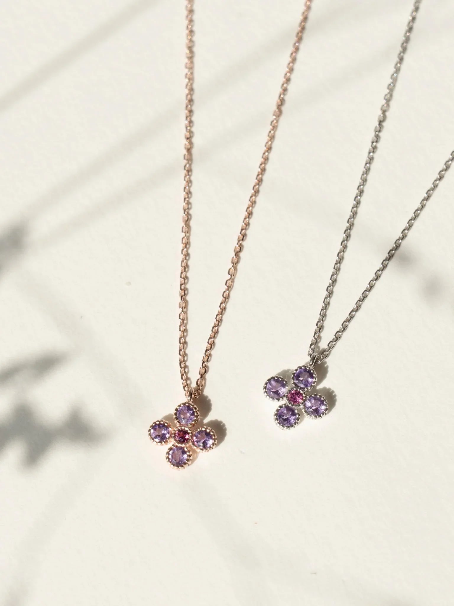 EMBRACE JEWELLERY | Gem Bloom Necklace With Amethyst