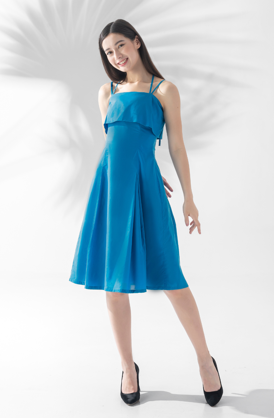CAELI ECO LUXE | Multistrap Dress Steel Blue