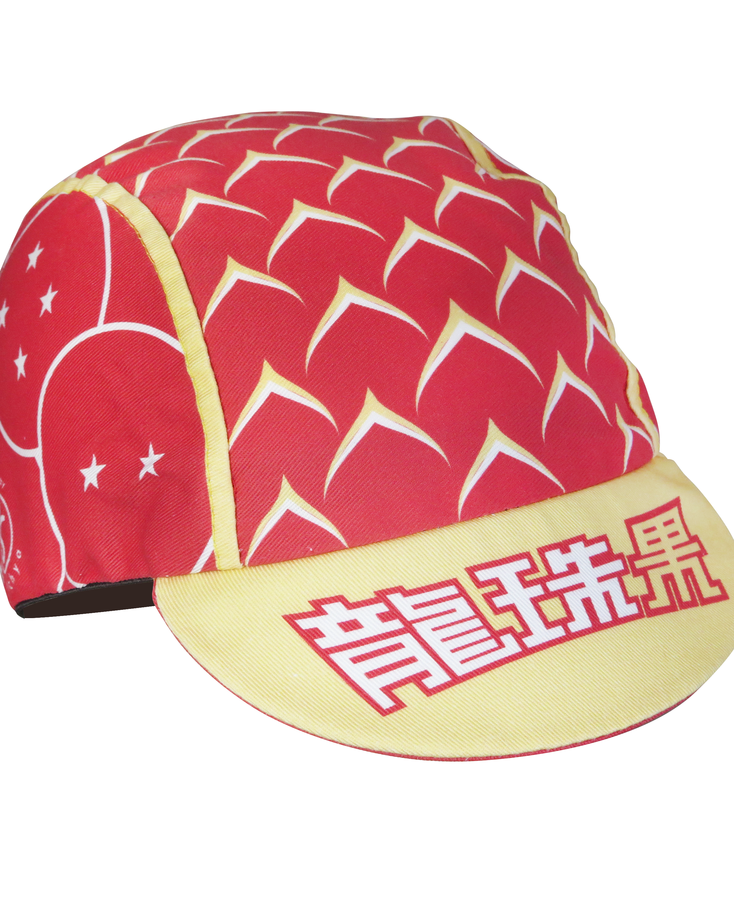 A DESIGN BY TAKACHYA | Cycling Cap - DragonfruitZ Auspicious Red