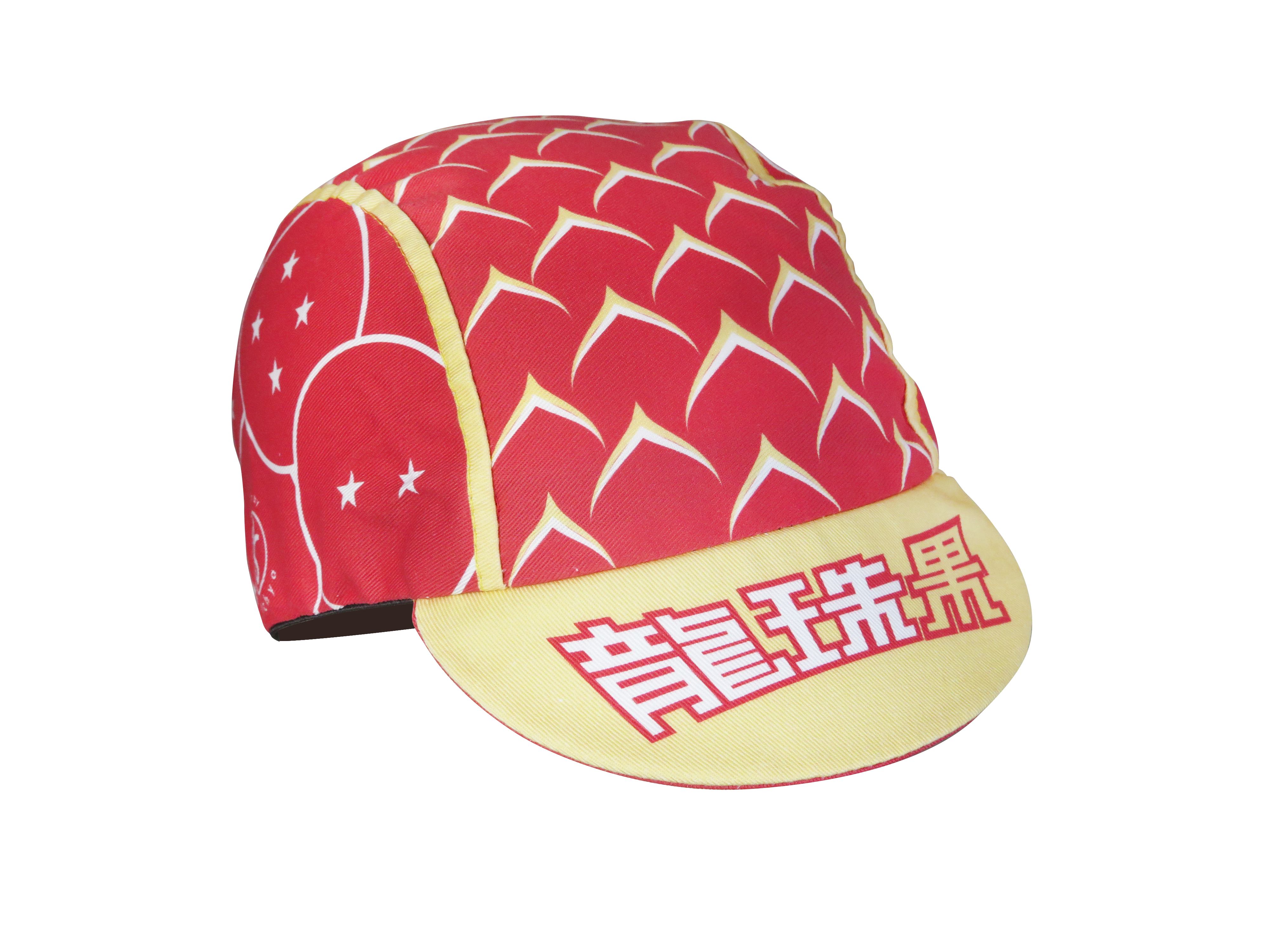 A DESIGN BY TAKACHYA | Cycling Cap - DragonfruitZ Auspicious Red