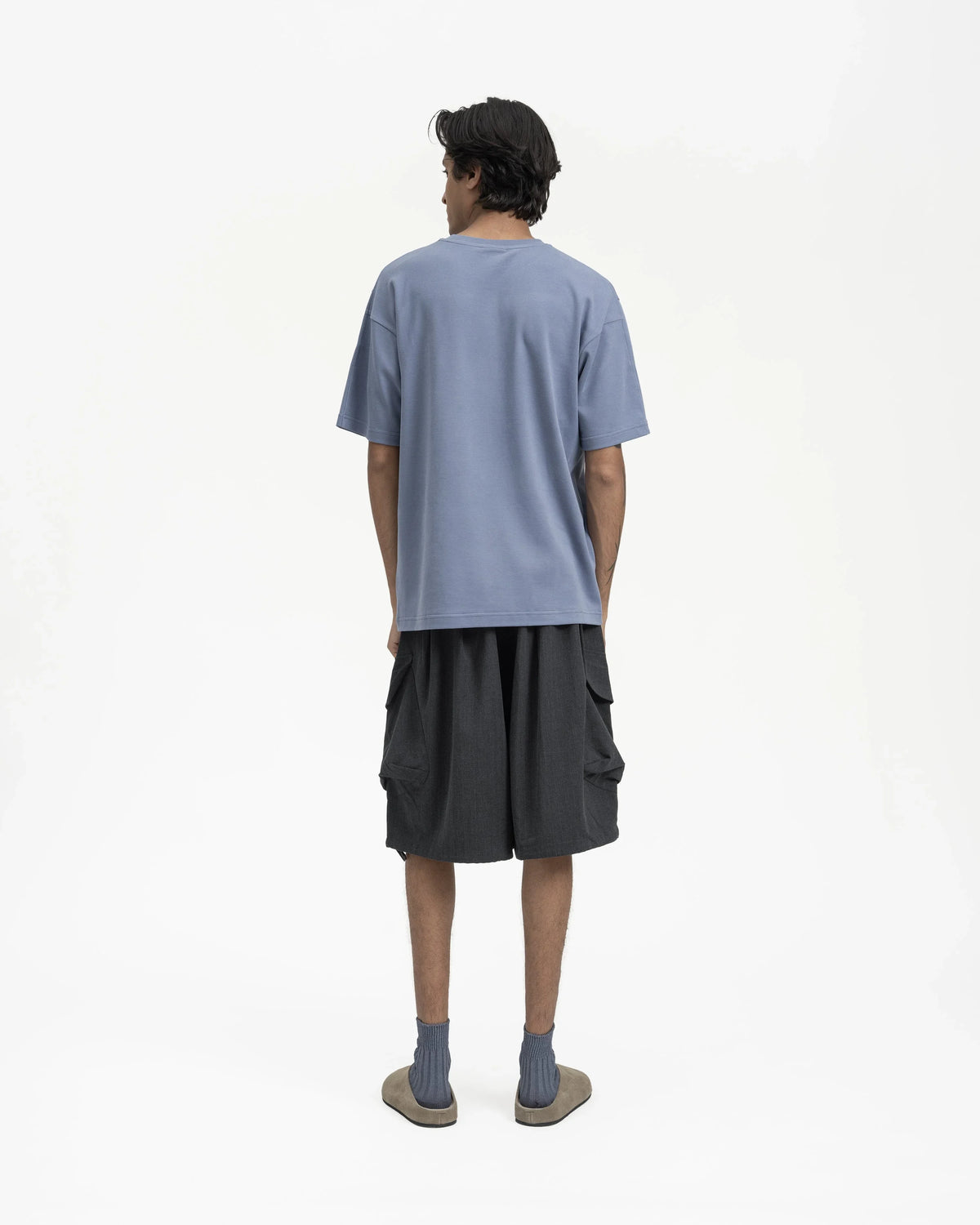 GRAYE | Cupro Signature Tee | Court Blue