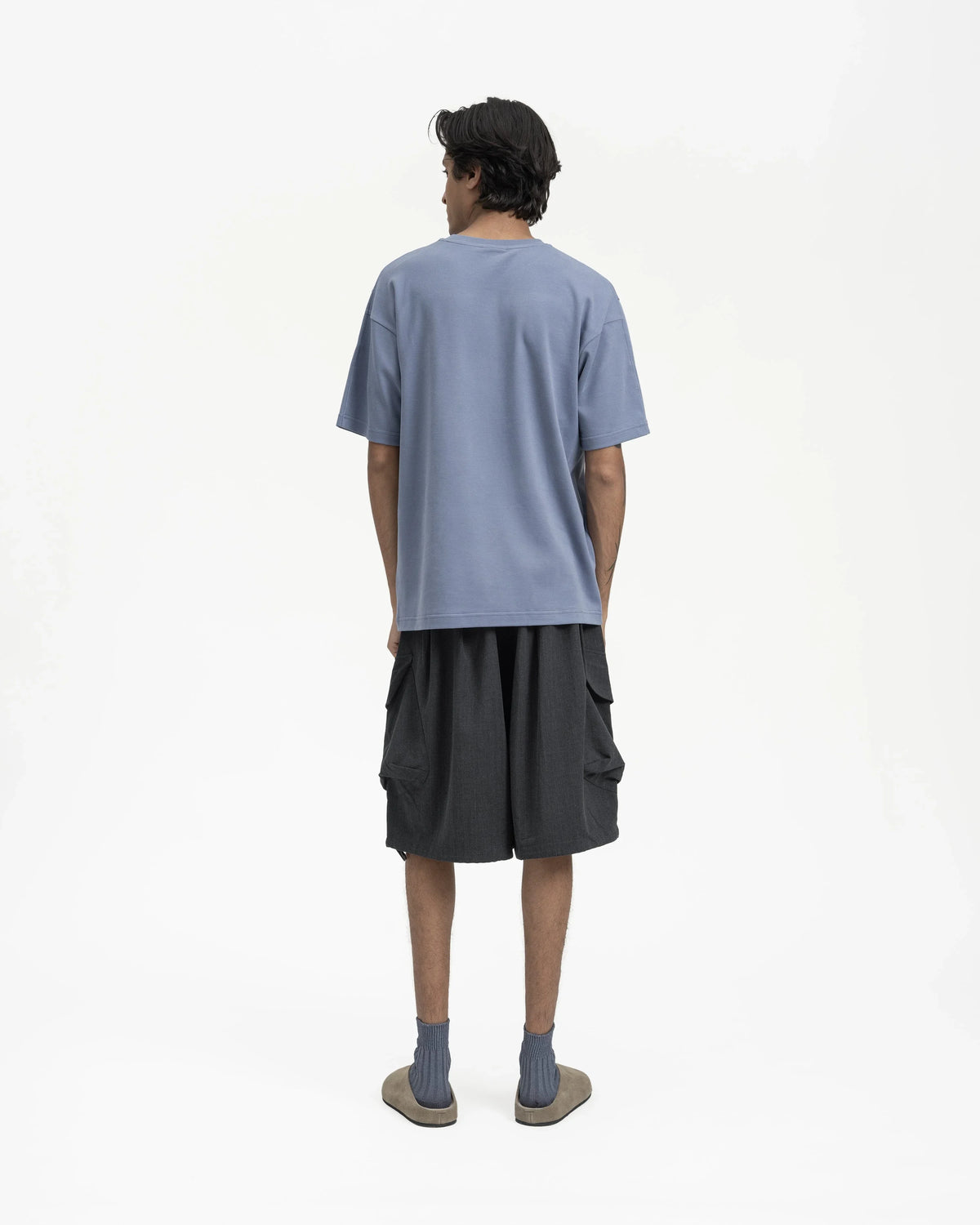 GRAYE | Cupro Signature Tee | Court Blue