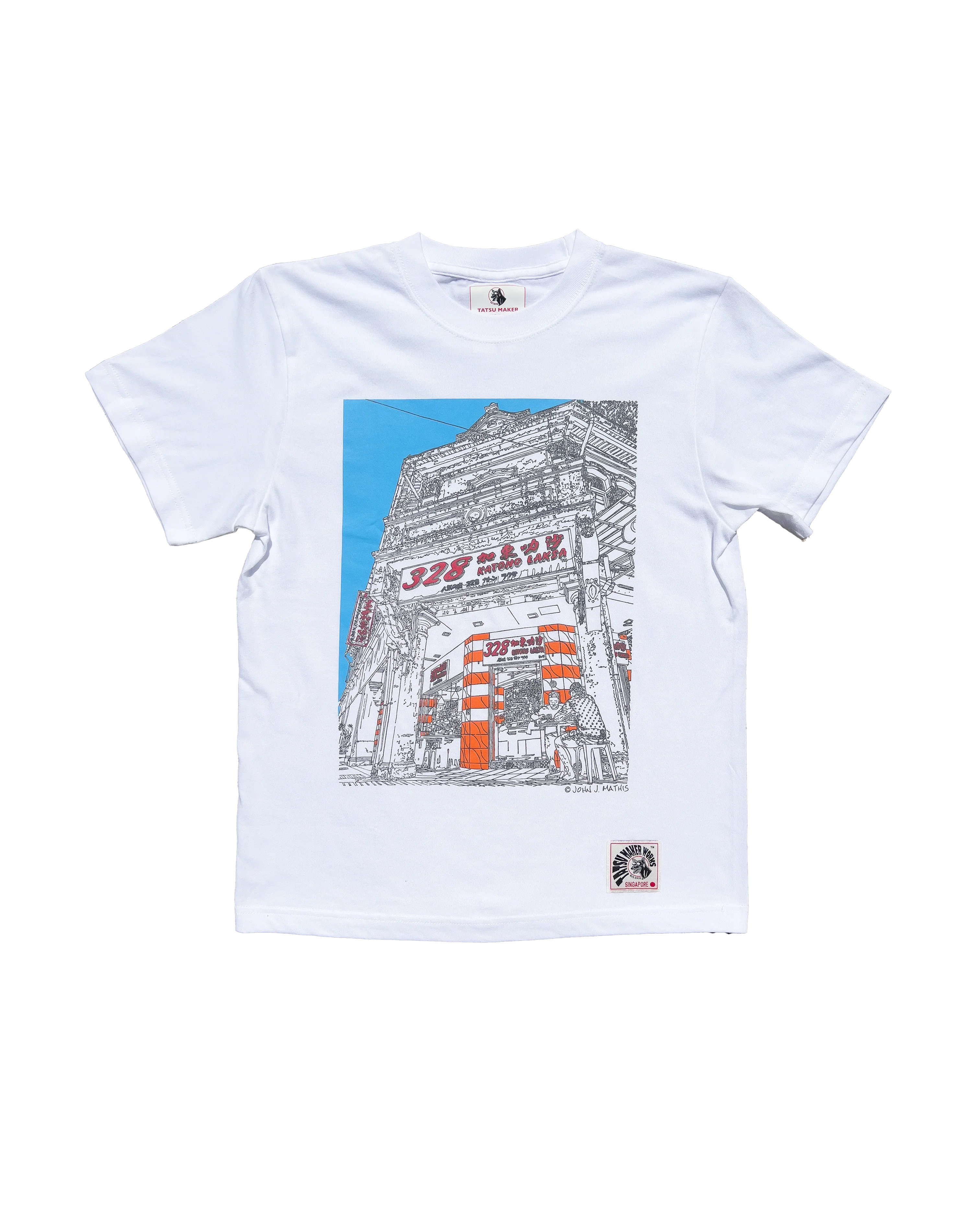 TATSU MAKER WORKS | 328 Katong Laksa White T-Shirt