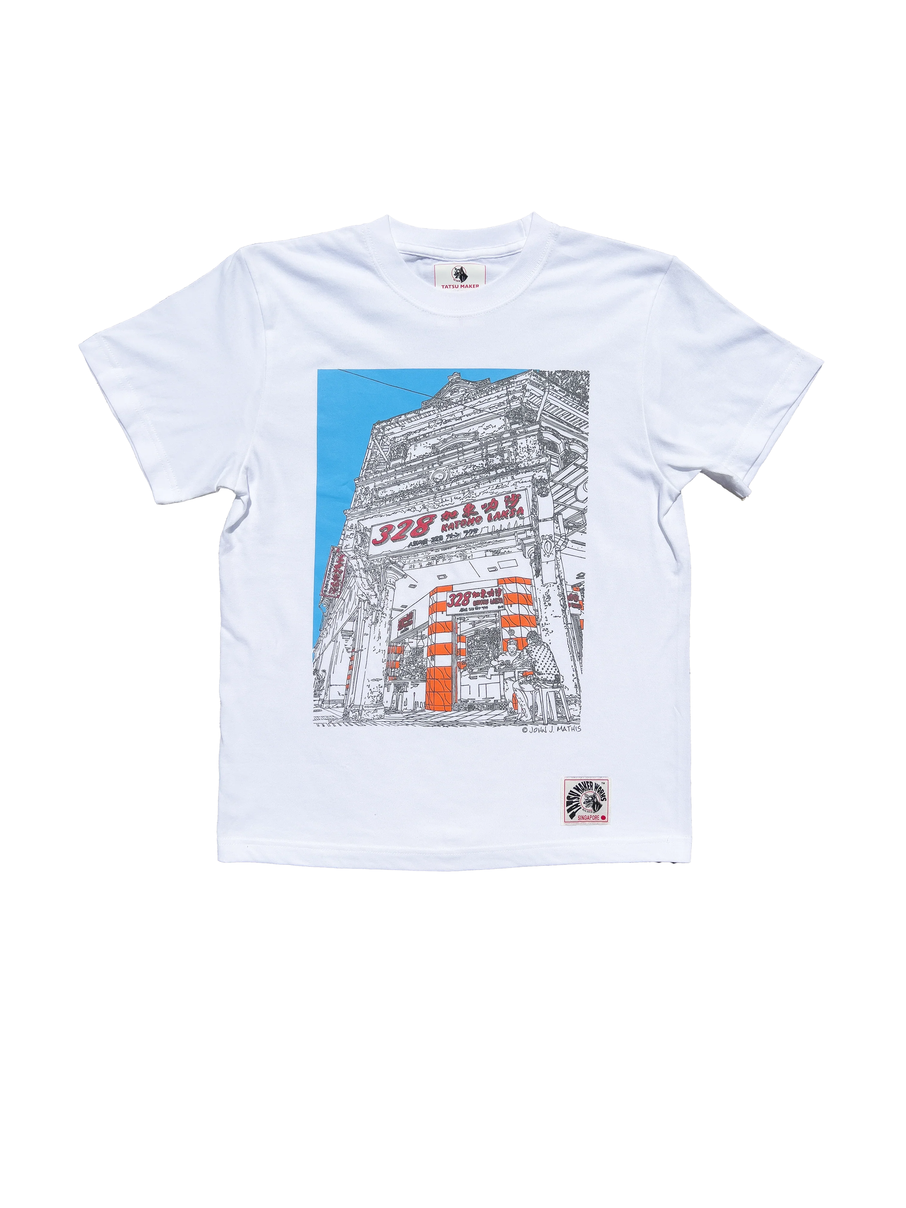 TATSU MAKER WORKS | 328 Katong Laksa White T-Shirt