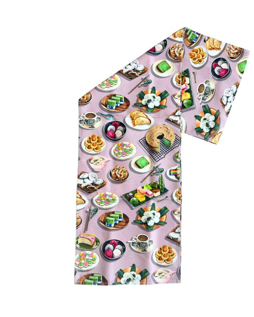 SINGLAPA | Singapore Snacks Table Runner
