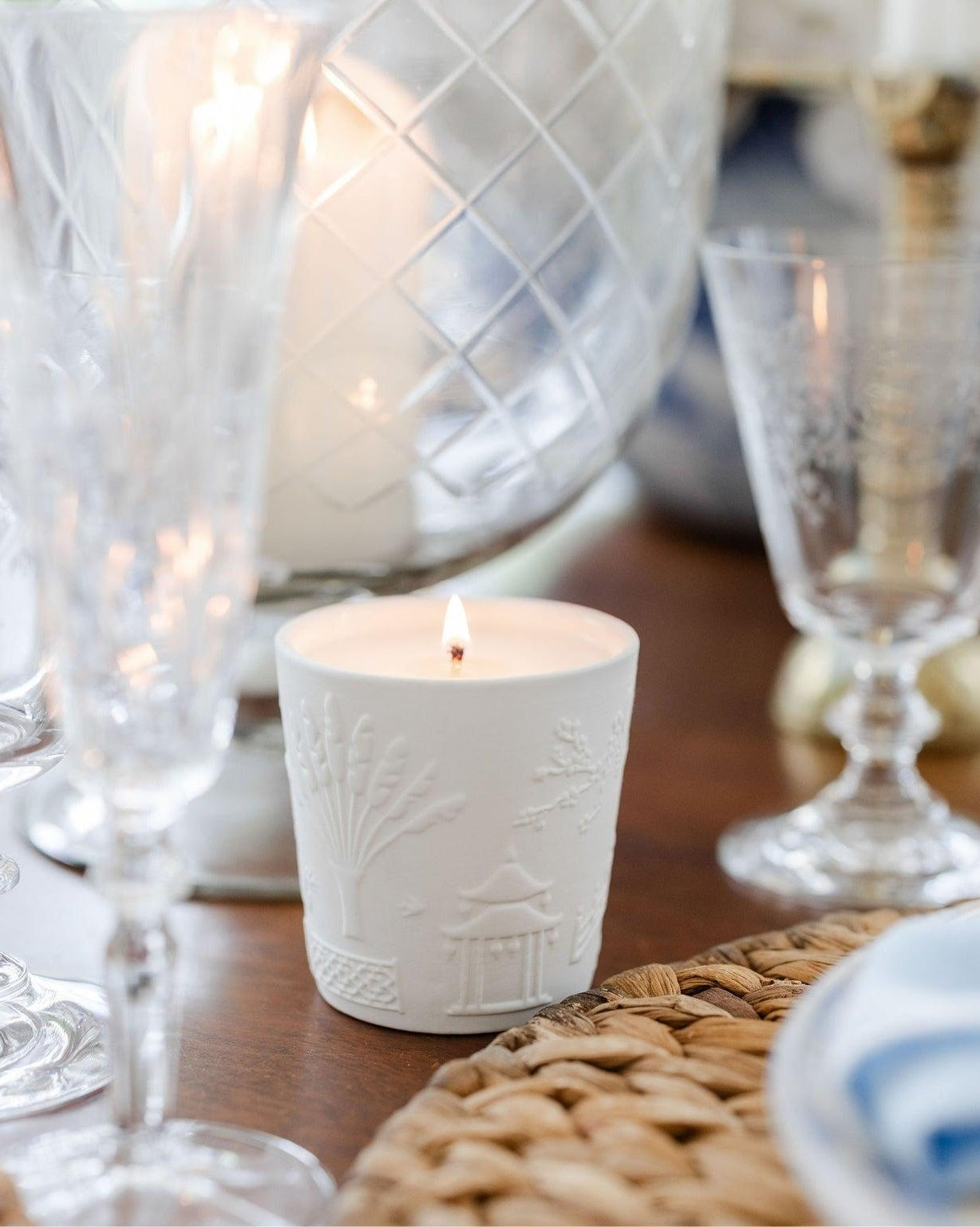 TEMPLE CANDLES | Chinoiserie Candle Duo Gift Box