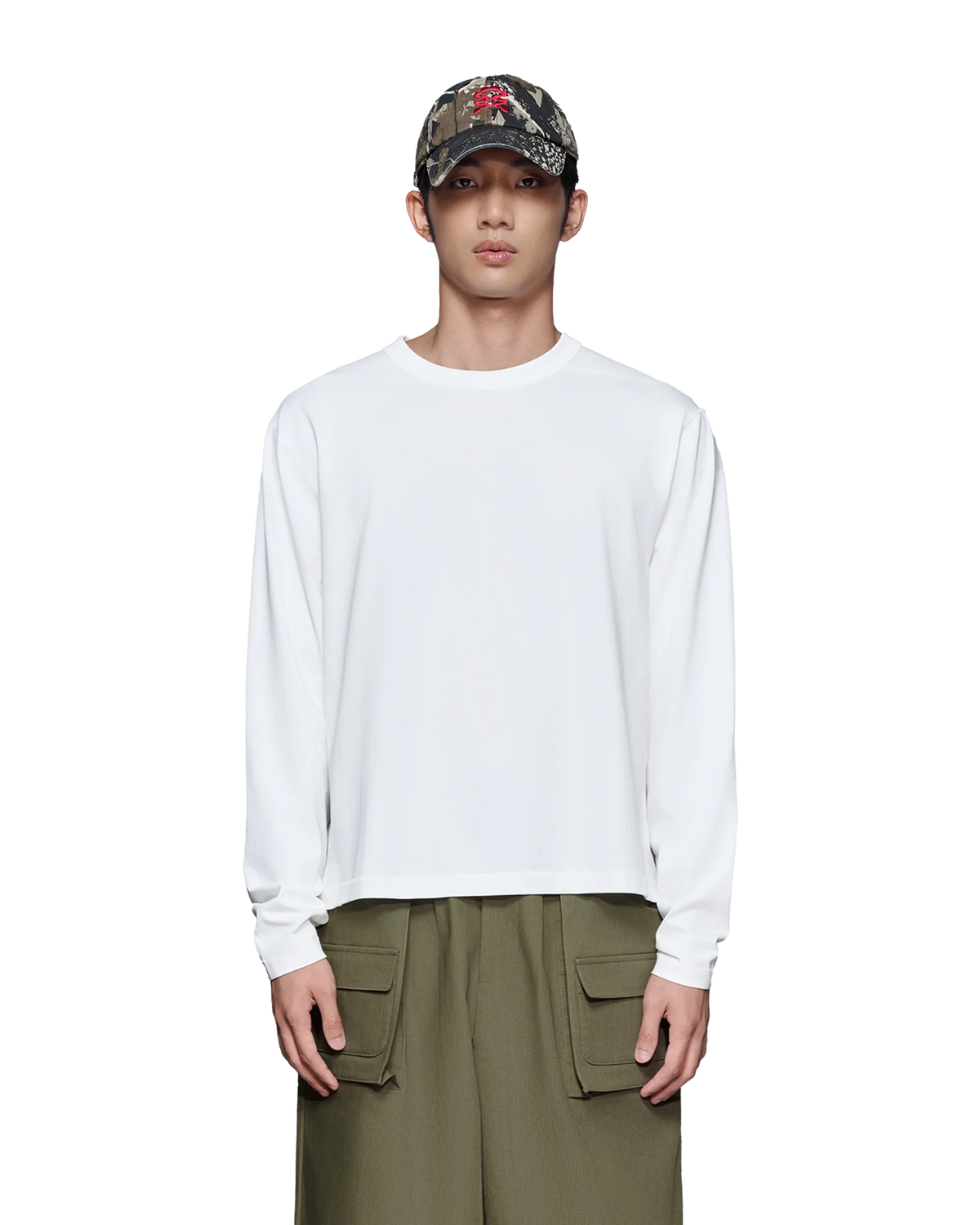 DIRTY MANNERS | Panel Long Sleeve T-shirt