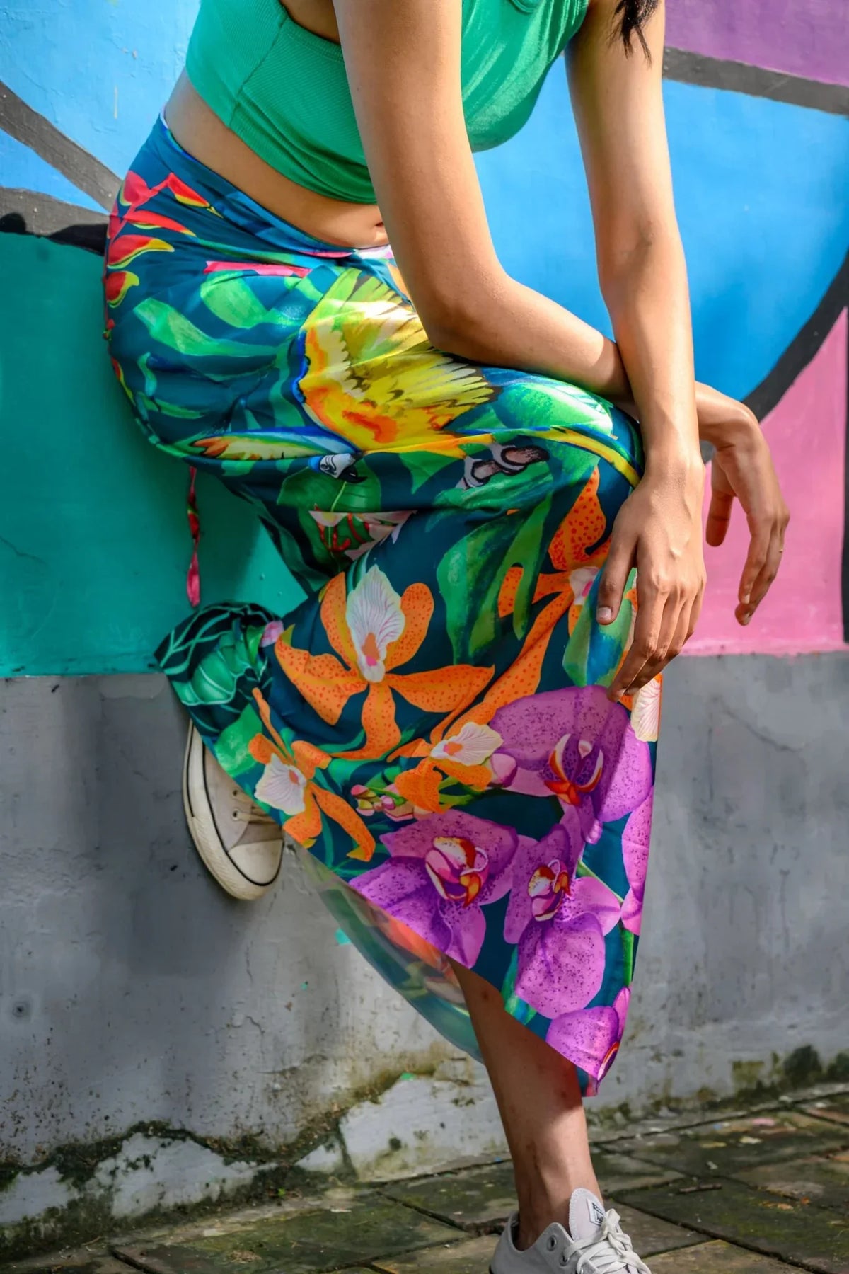 PHOTO PHACTORY | Jiwas Wrap Skirt | Garden City Skirt