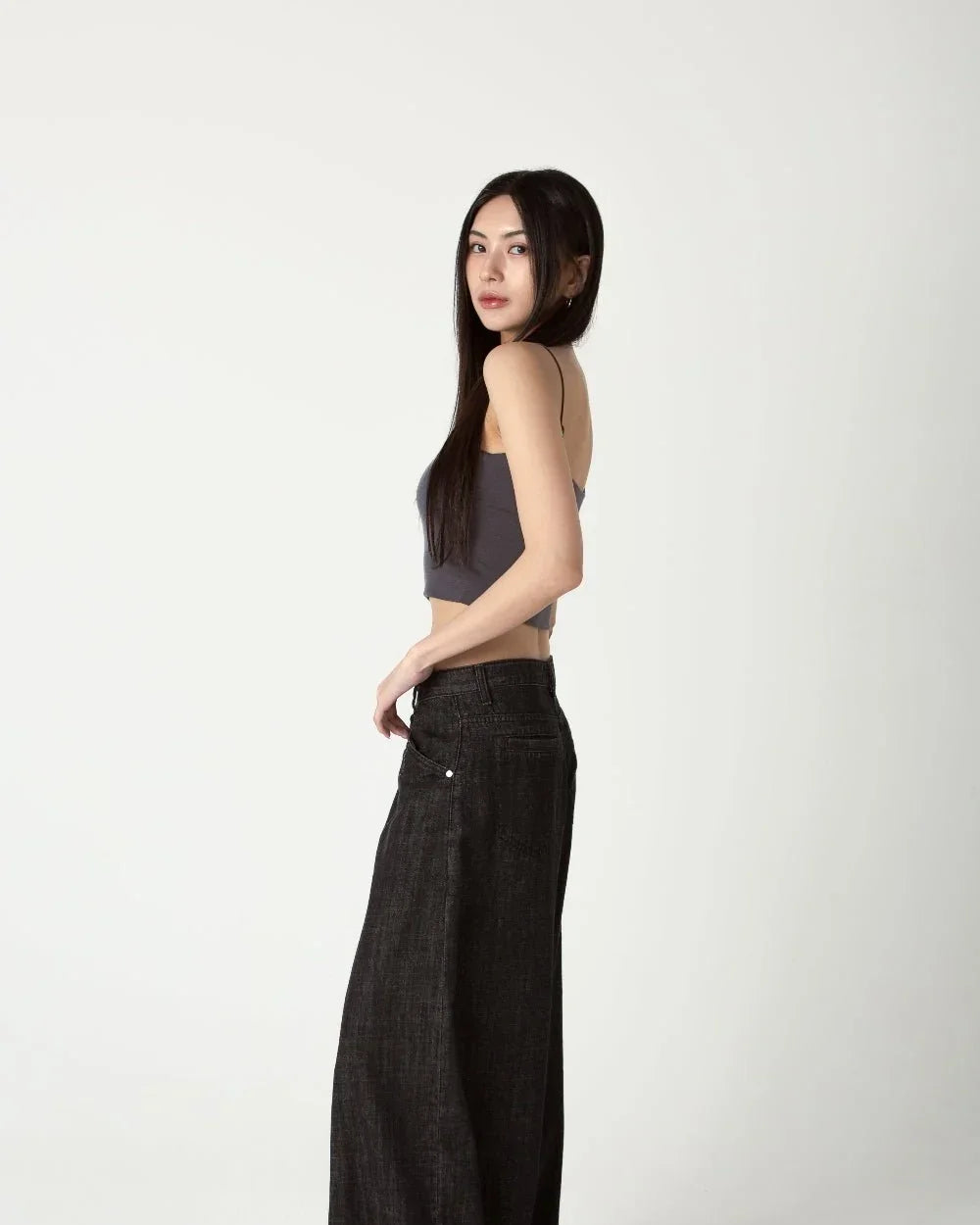 SAERO COLLECTIVE | Tencel Top | Lead Grey
