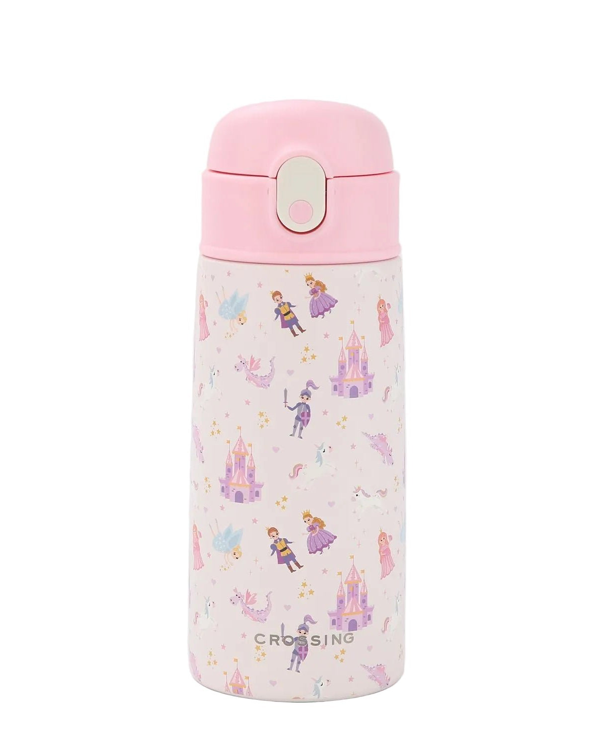 CROSSING | 400ml S/S 316 Kids' Insulated Water Bottle w/ Sipper Silicone Straw