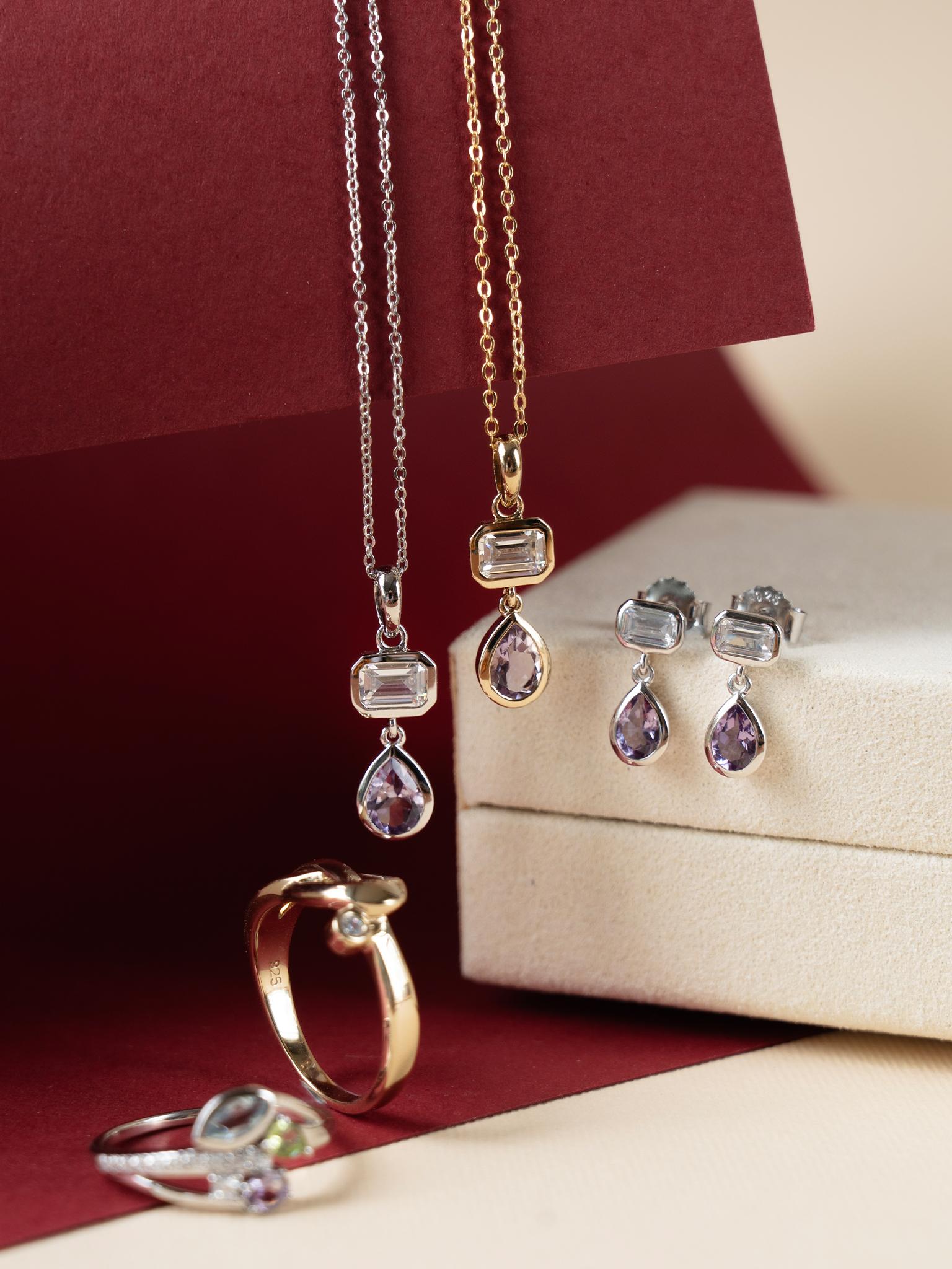 EMBRACE JEWELLERY | Lavender Light Necklace