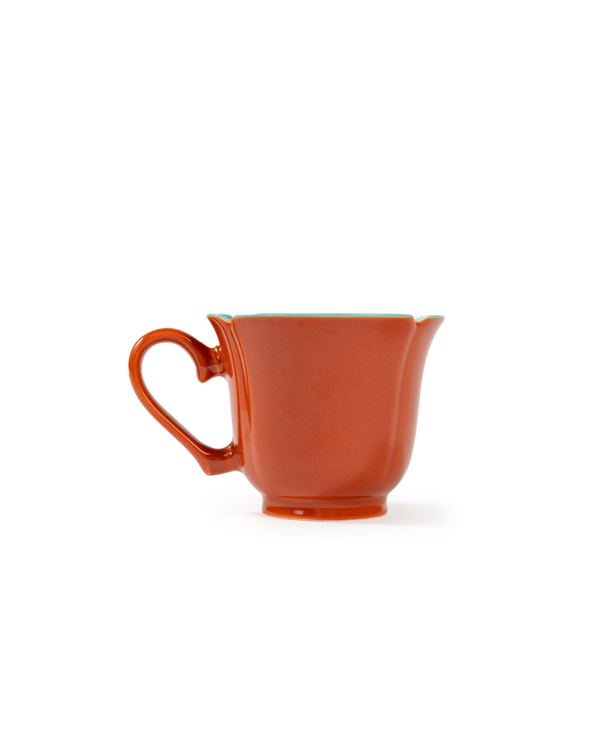 CRAFILAB | Brick Red & Turquoise Flower Master Cup