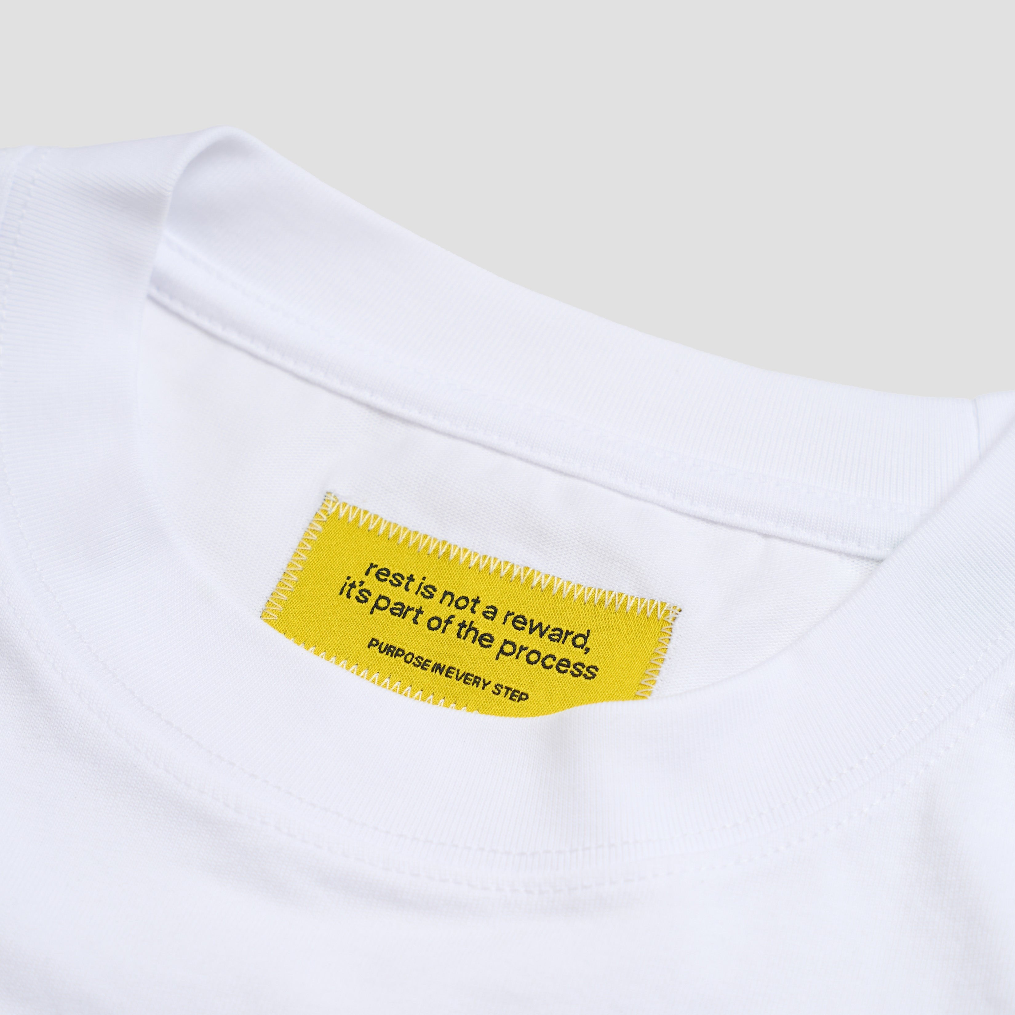 TALKING TOES | Happy Homebody Oversized Tee | White
