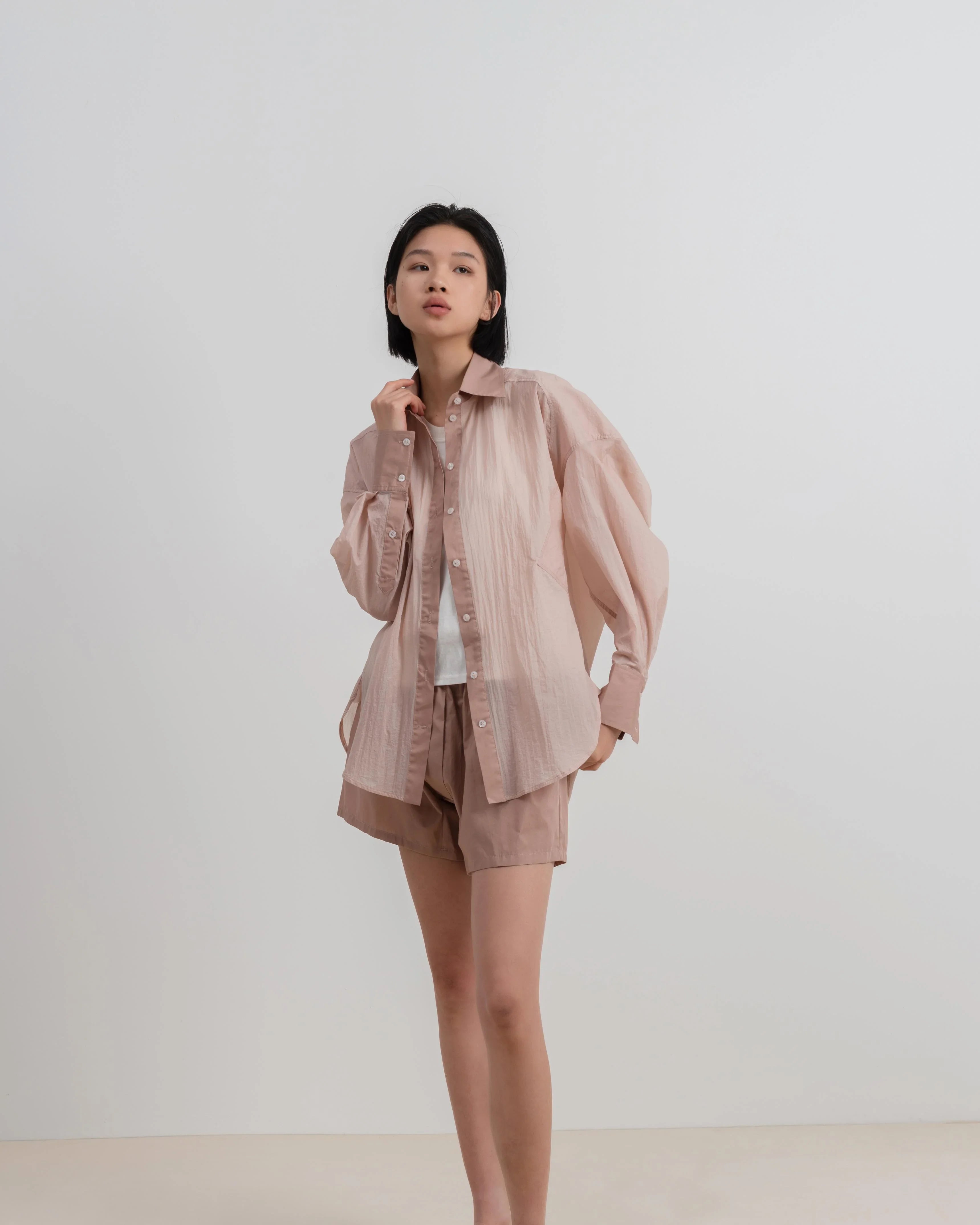 LAYERPLAN | Pieced Oversized Shirt Layers
