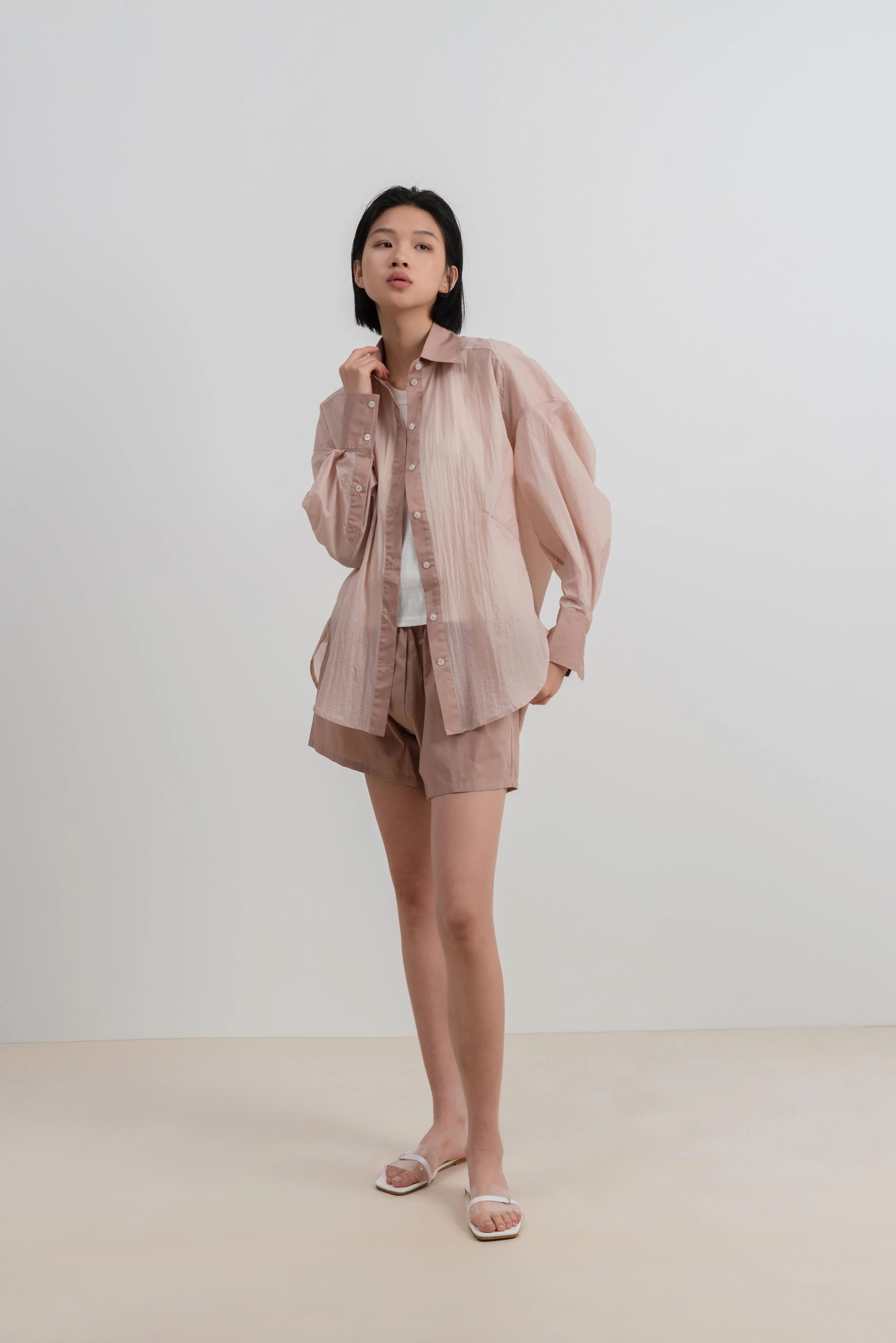 LAYERPLAN | Pieced Oversized Shirt Layers