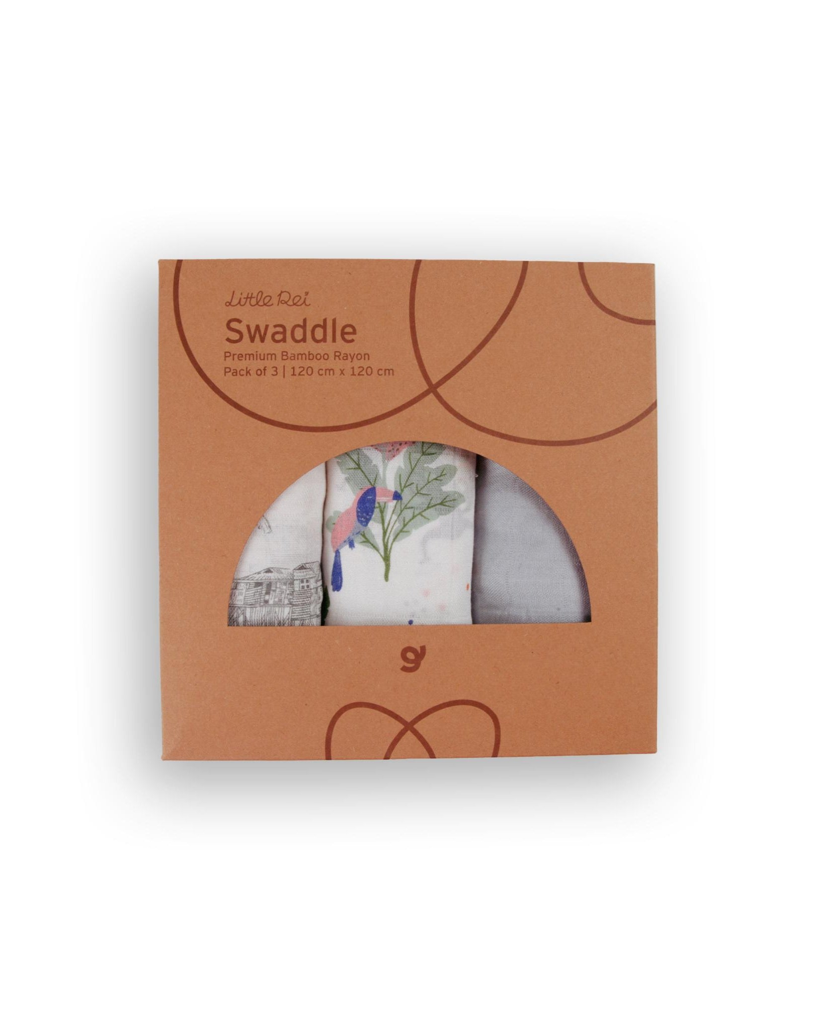 LITTLE REI | LRE Bamboo Swaddle 3PC