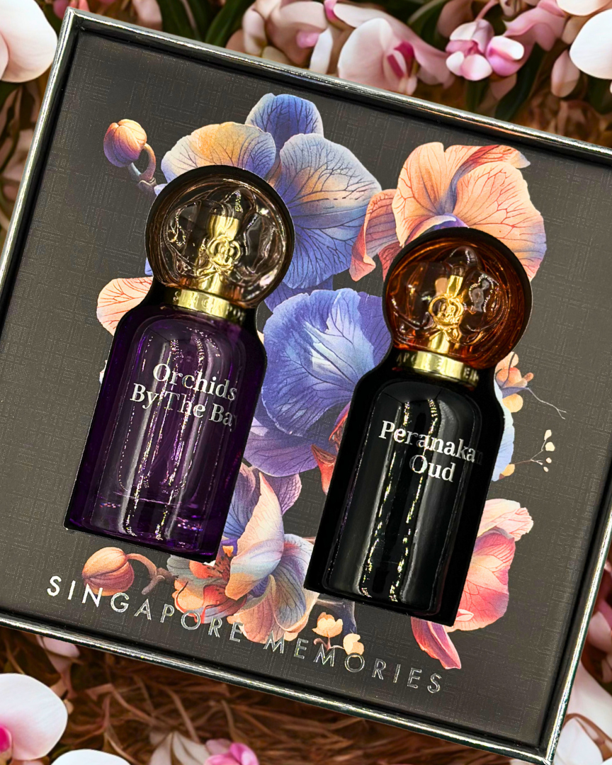 SINGAPORE MEMORIES | Orchids By The Bay + Peranakan Oud (20ml each)