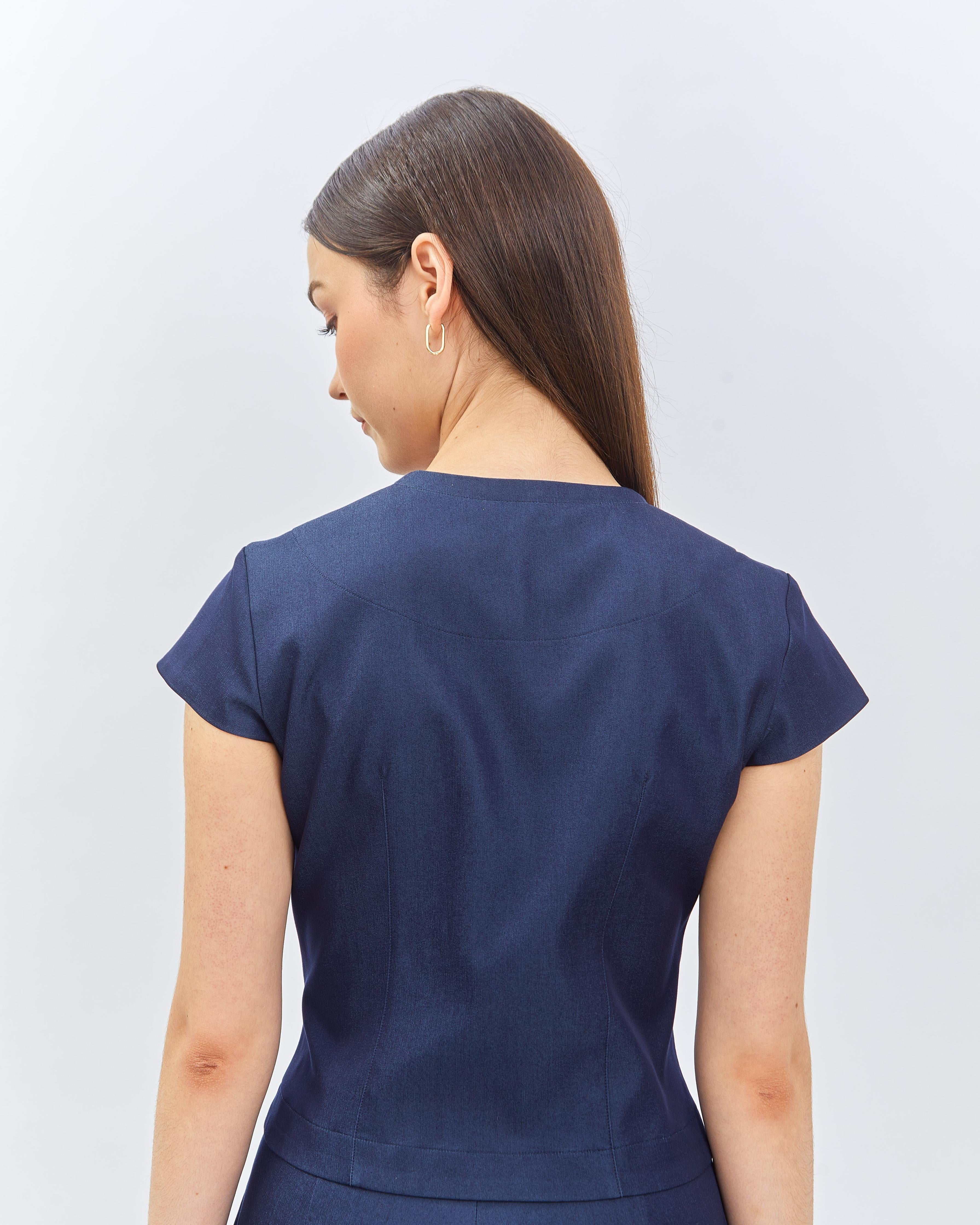 CAELI ECO LUXE | Tailored Button Top