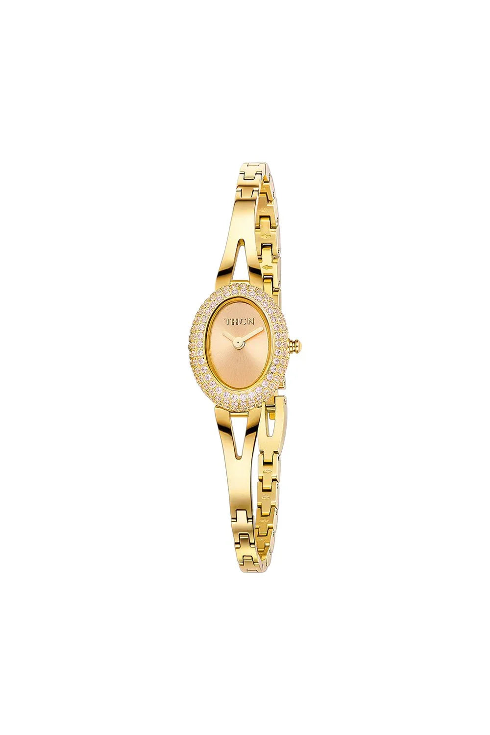 BLACK BY BLUE BRAVE | THCN N· I Mini Gold Sunray Dial Jewelry Watch