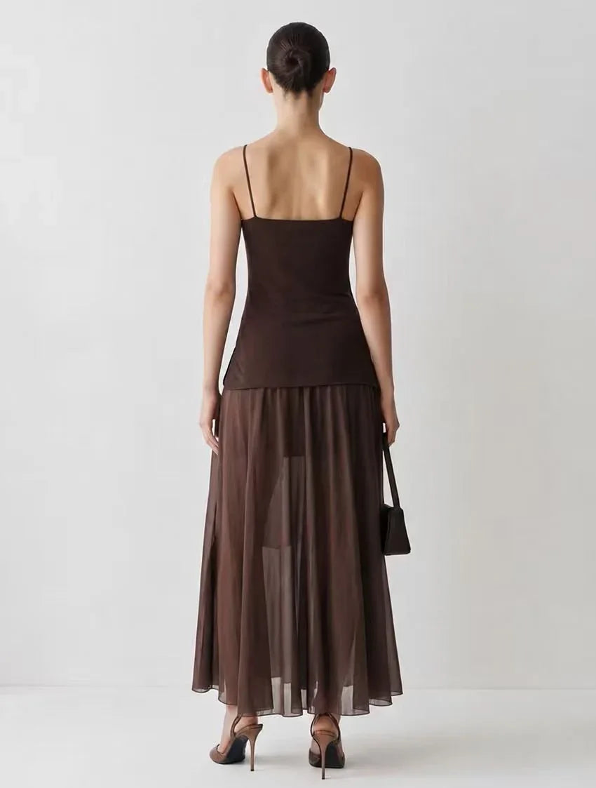 LAYERPLAN | Fiora Sheer Layered Dress