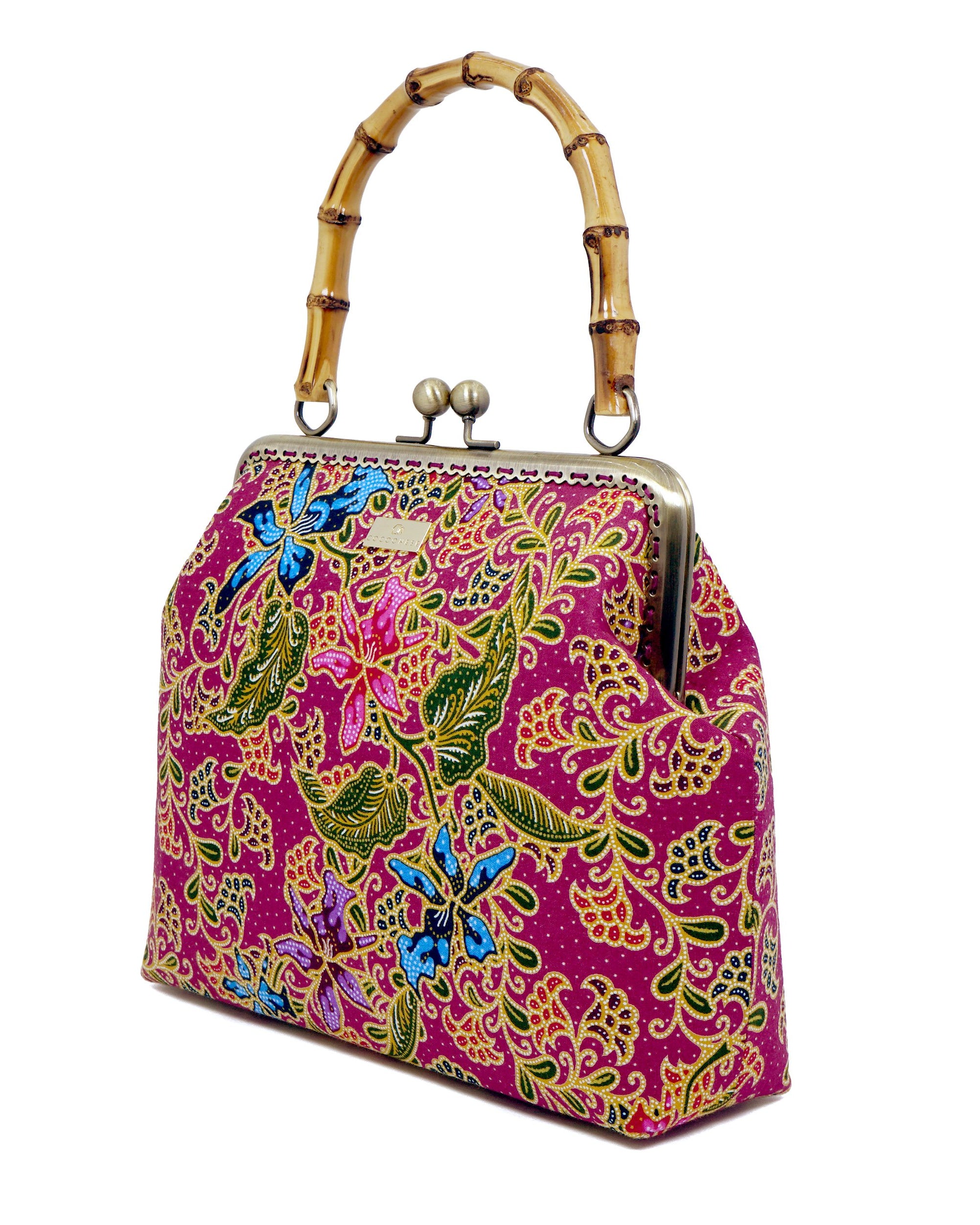 COCOONESE | Bamboo Top Handle Bag - Orchid (RD)