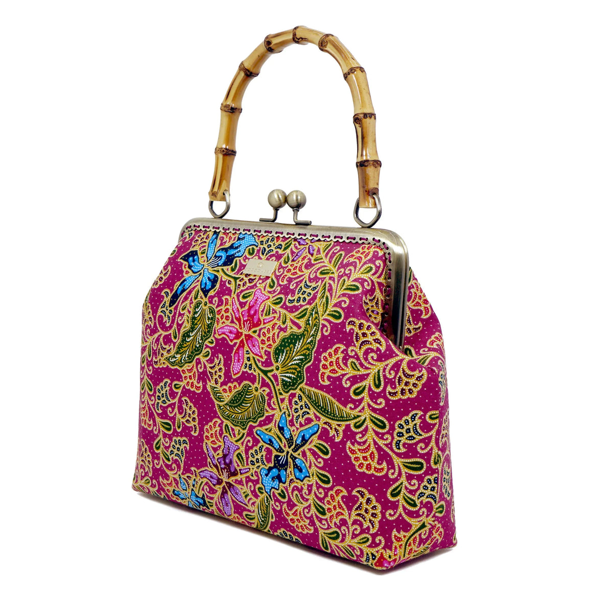 COCOONESE | Bamboo Top Handle Bag - Orchid (RD)