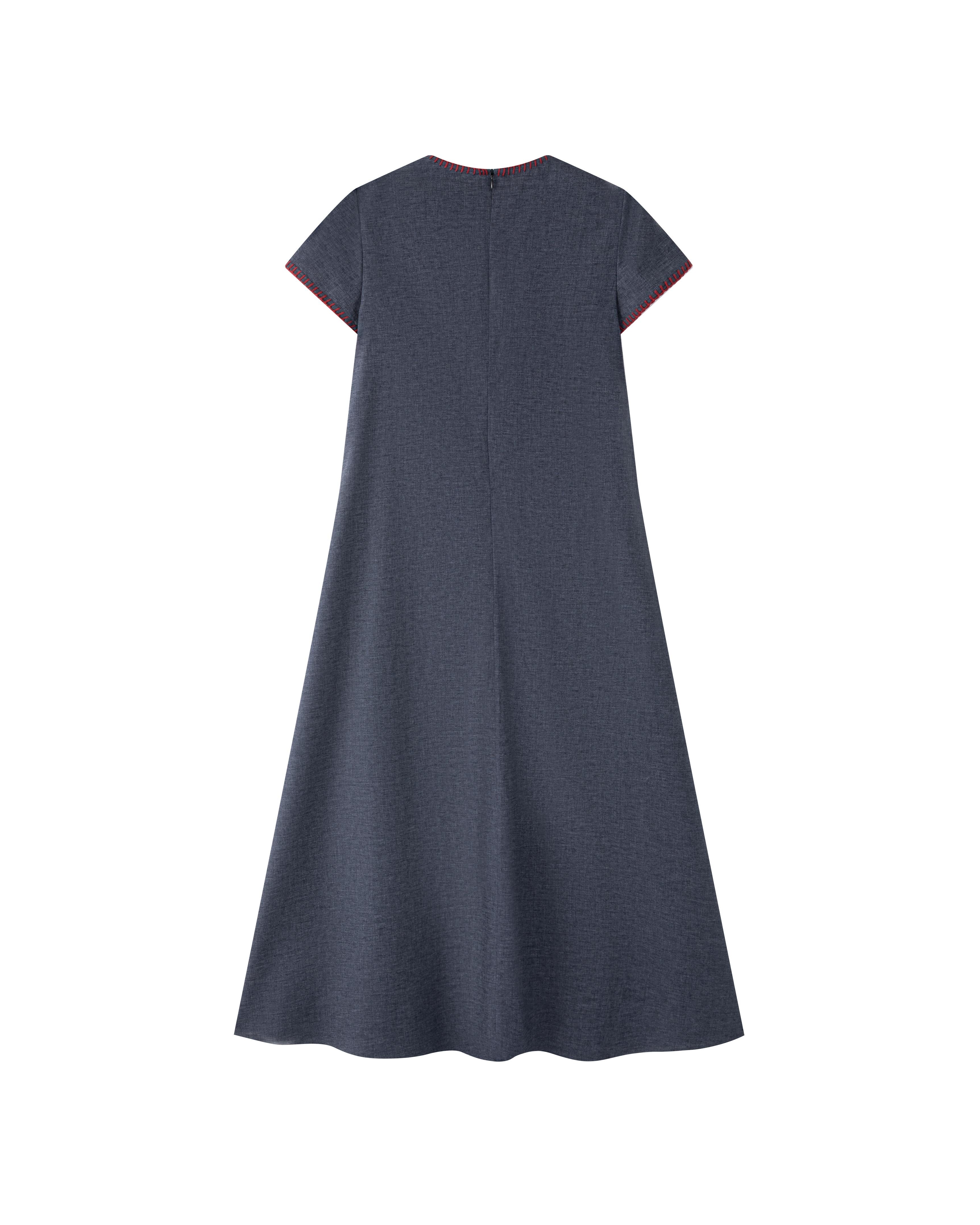 LAYERPLAN | Sena Shell-Trim A-Line Dress
