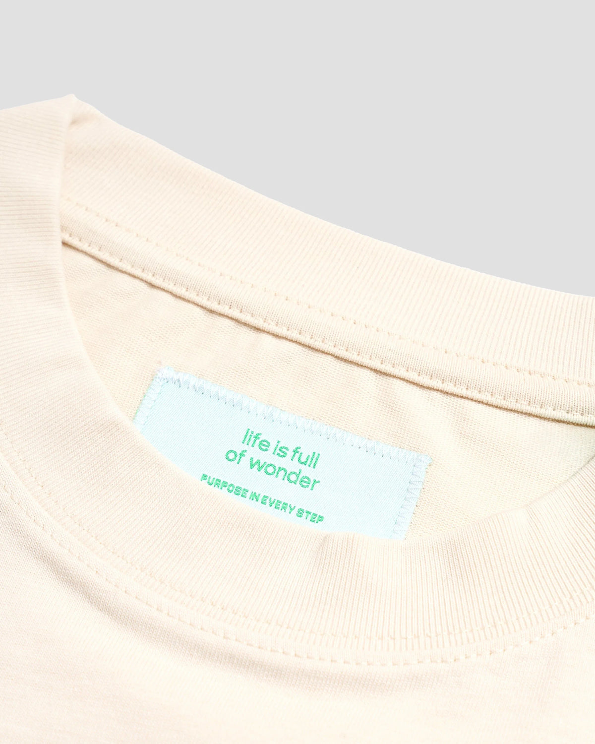 TALKING TOES | Curious by Nature Oversized Tee | Cream