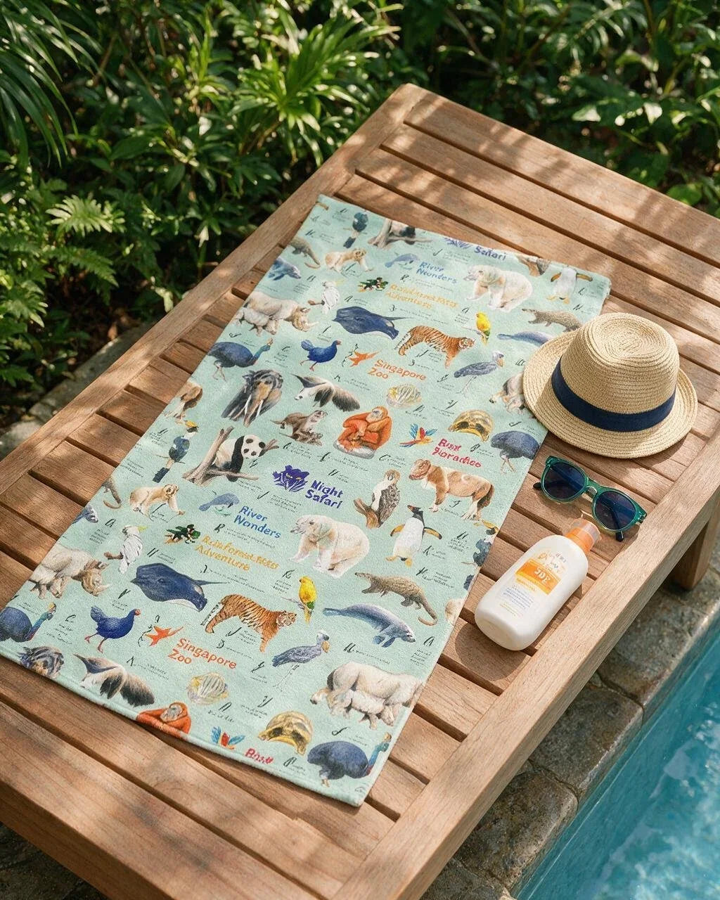 MANDAI WILDLIFE GROUP | MANDAI x SINGLAPA | A-Z Kids Towel