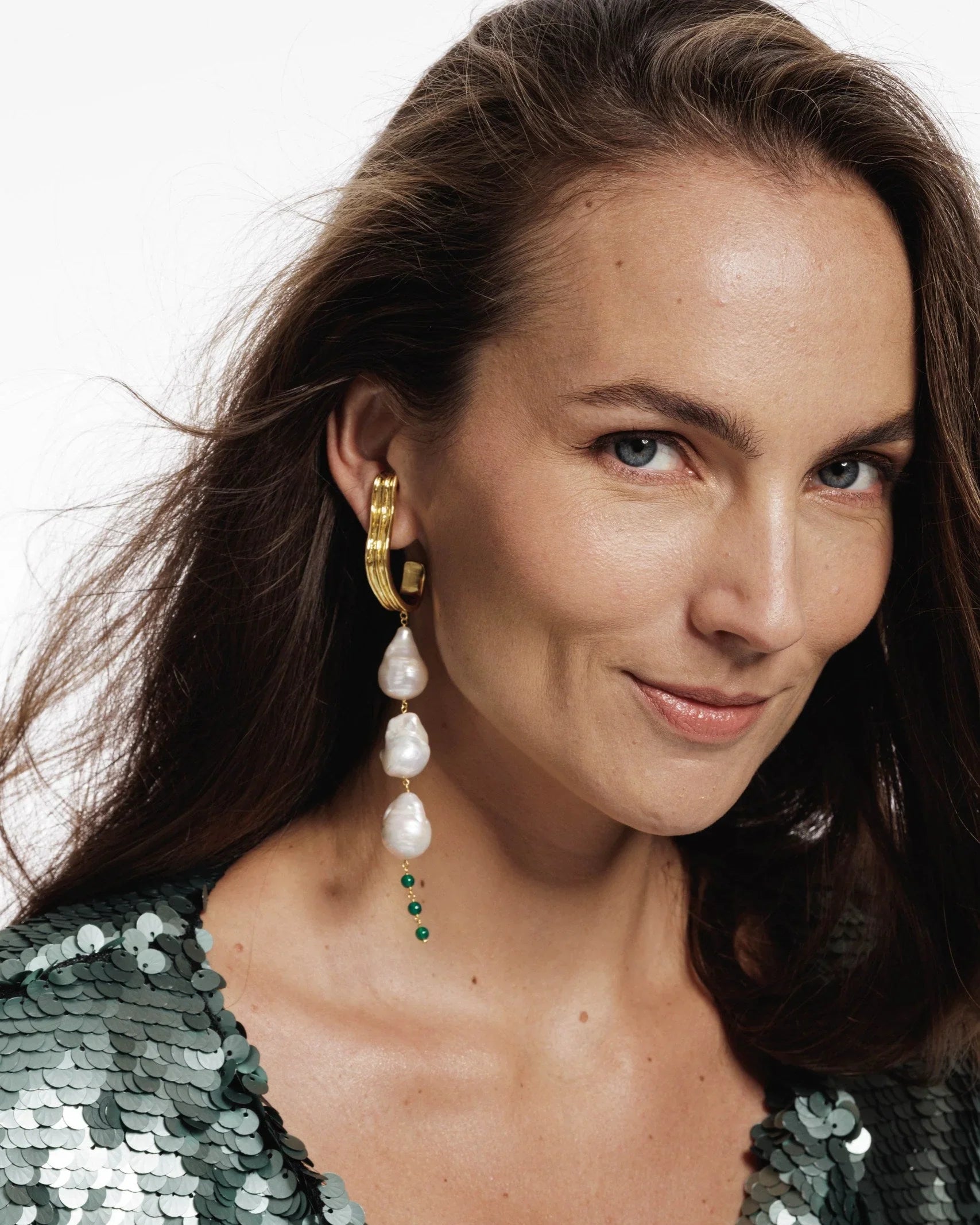 BOHEME BY VERO | Dune Long Pearl Earrings New Drops
