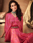 JINDER'S | Pink Bandhani Jumper