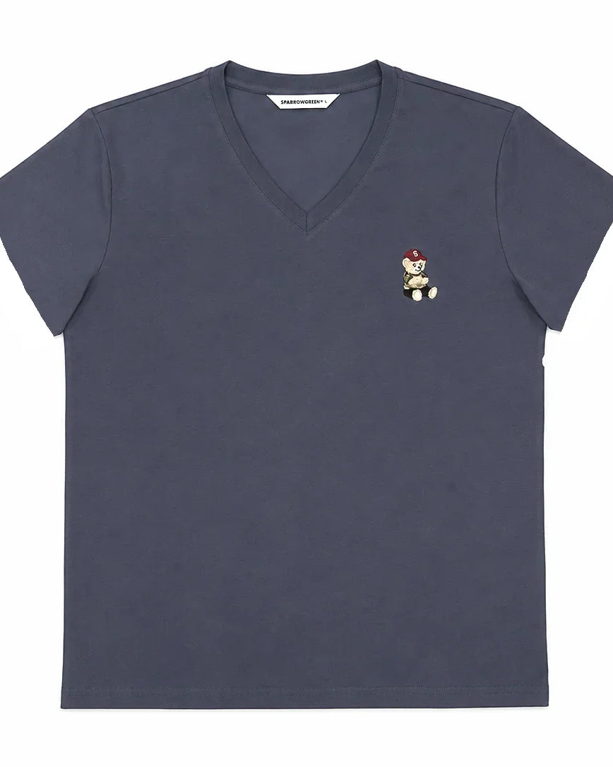 SPARROW GREEN | VIN V-Neck Tee