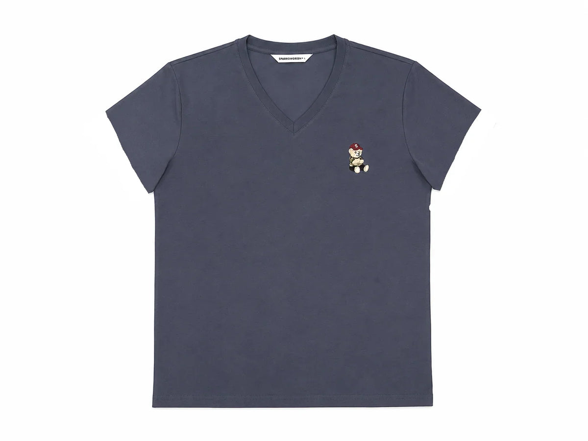 SPARROW GREEN | VIN V-Neck Tee