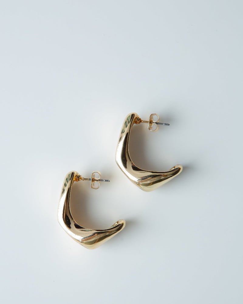 SAERO COLLECTIVE | Rawboned Earrings Gold