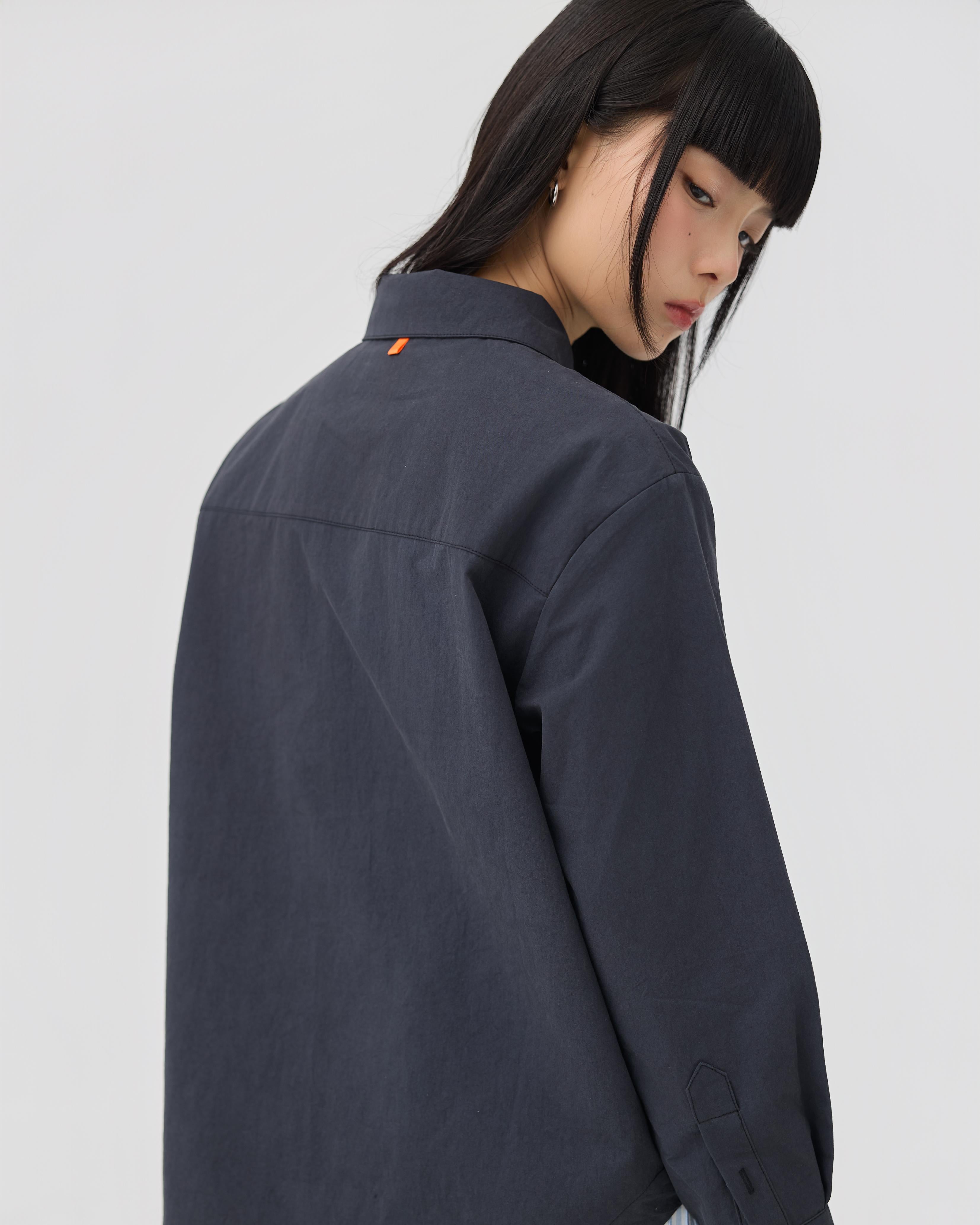 3EIGHTH | Kasane Shirt In Ink Navy