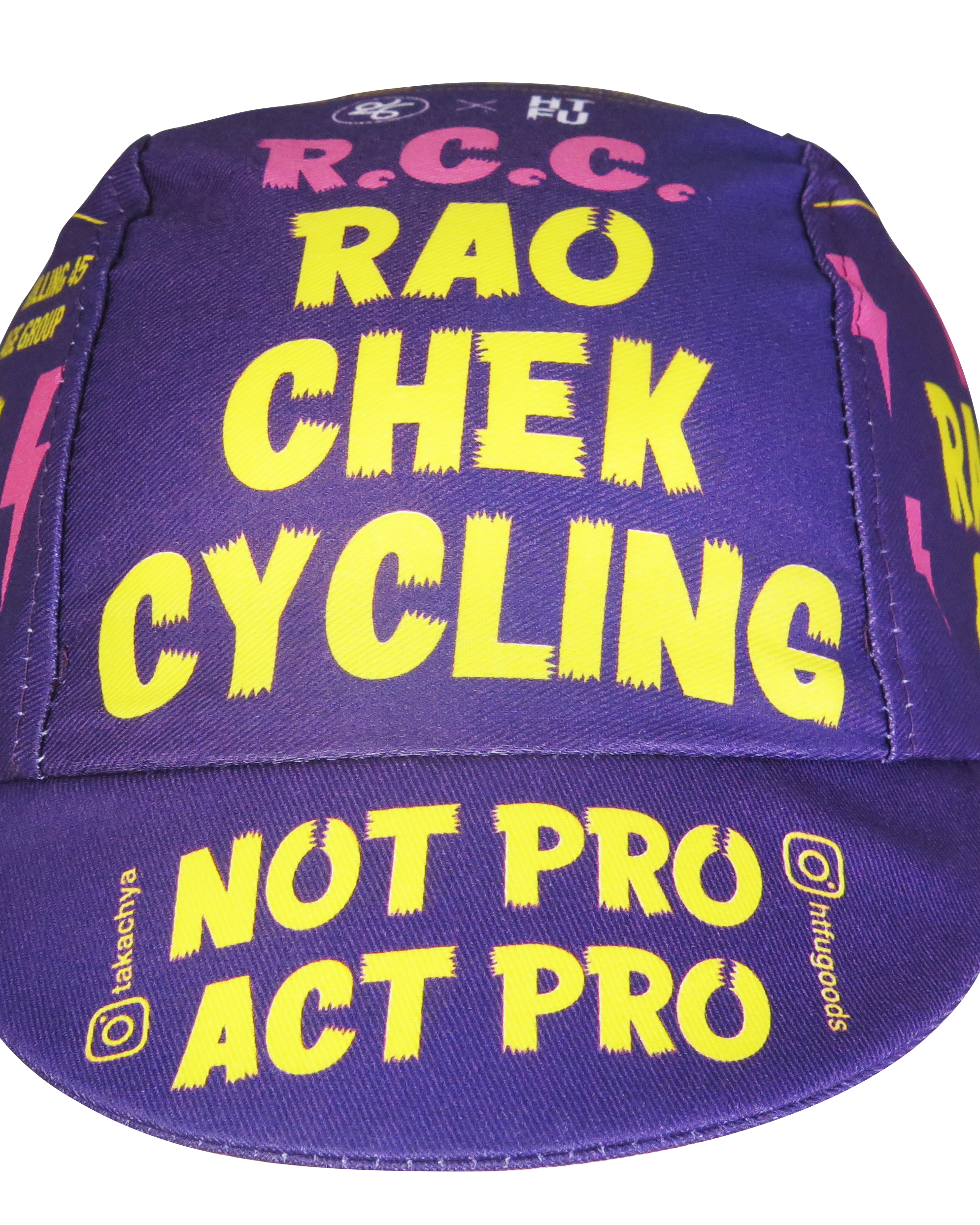 A DESIGN BY TAKACHYA | TKC X HTFU - RAO CHEK CYCLING | YELLOW, PURPLE, RED