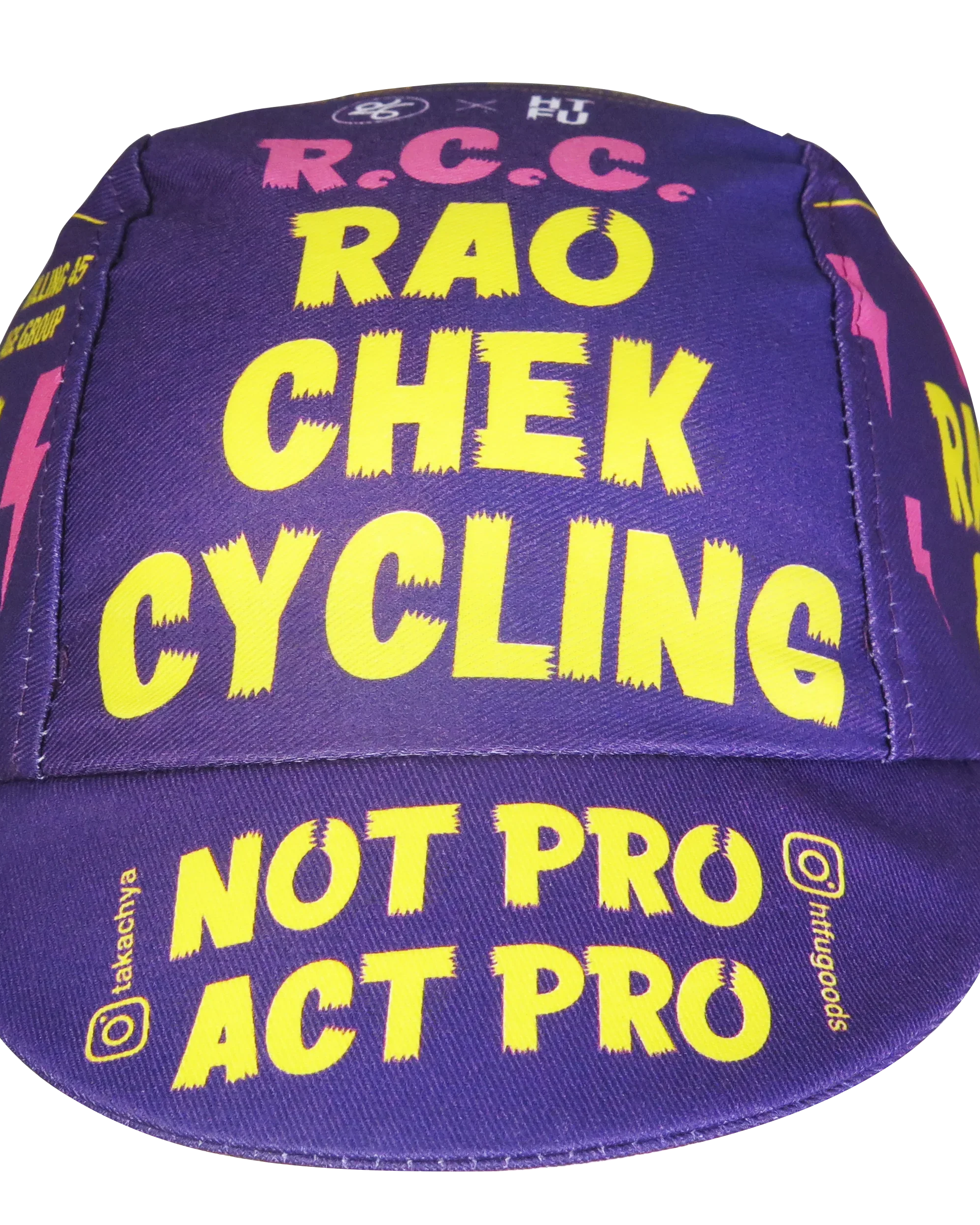 A DESIGN BY TAKACHYA | TKC X HTFU - RAO CHEK CYCLING | YELLOW, PURPLE, RED