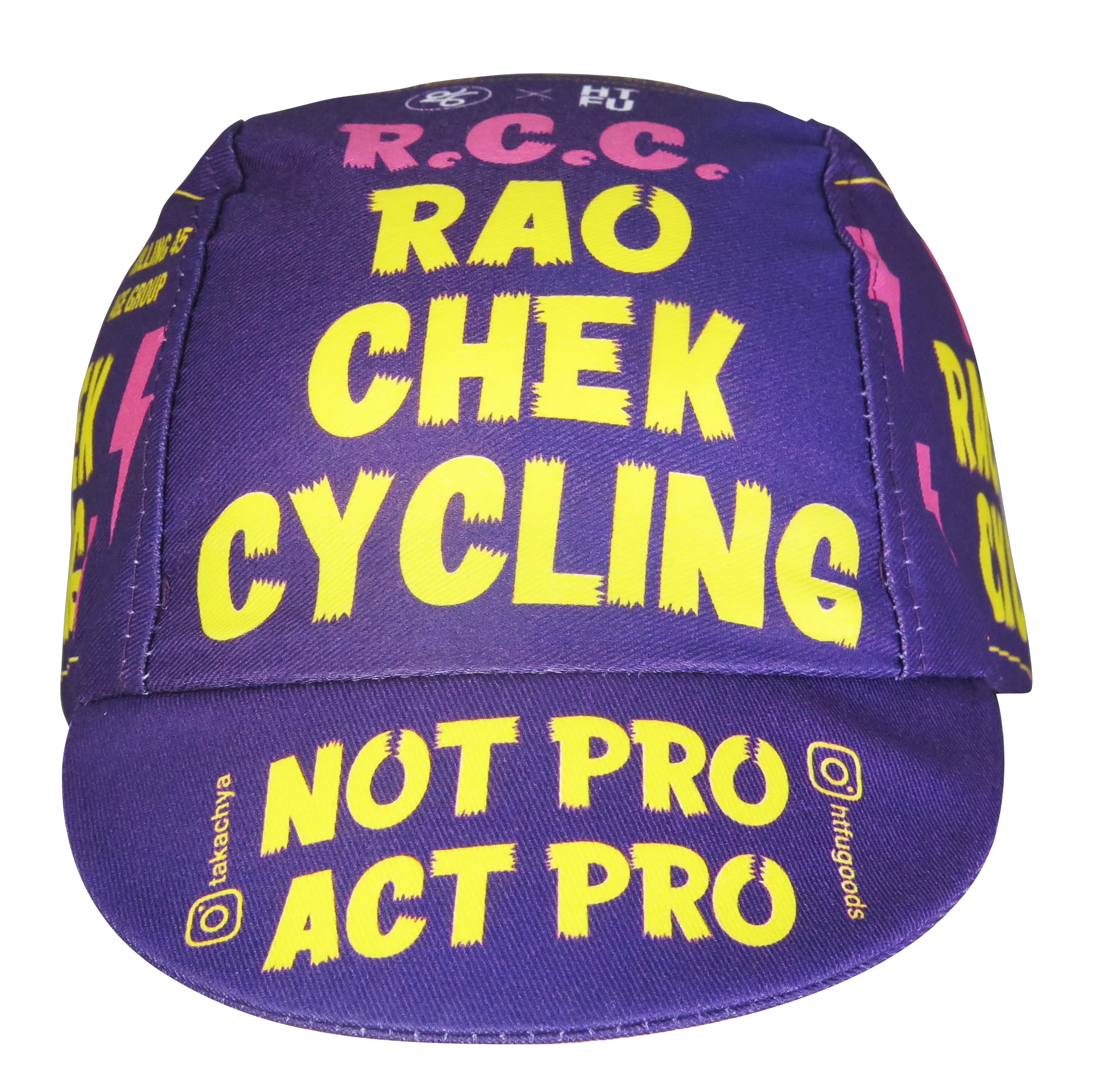 A DESIGN BY TAKACHYA | TKC X HTFU - RAO CHEK CYCLING | YELLOW, PURPLE, RED