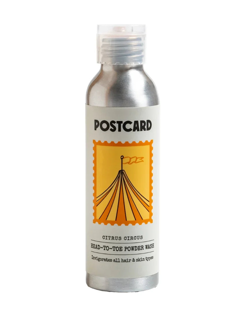 POSTCARD | Citrus Circus Head To Toe Powder Wash 80g