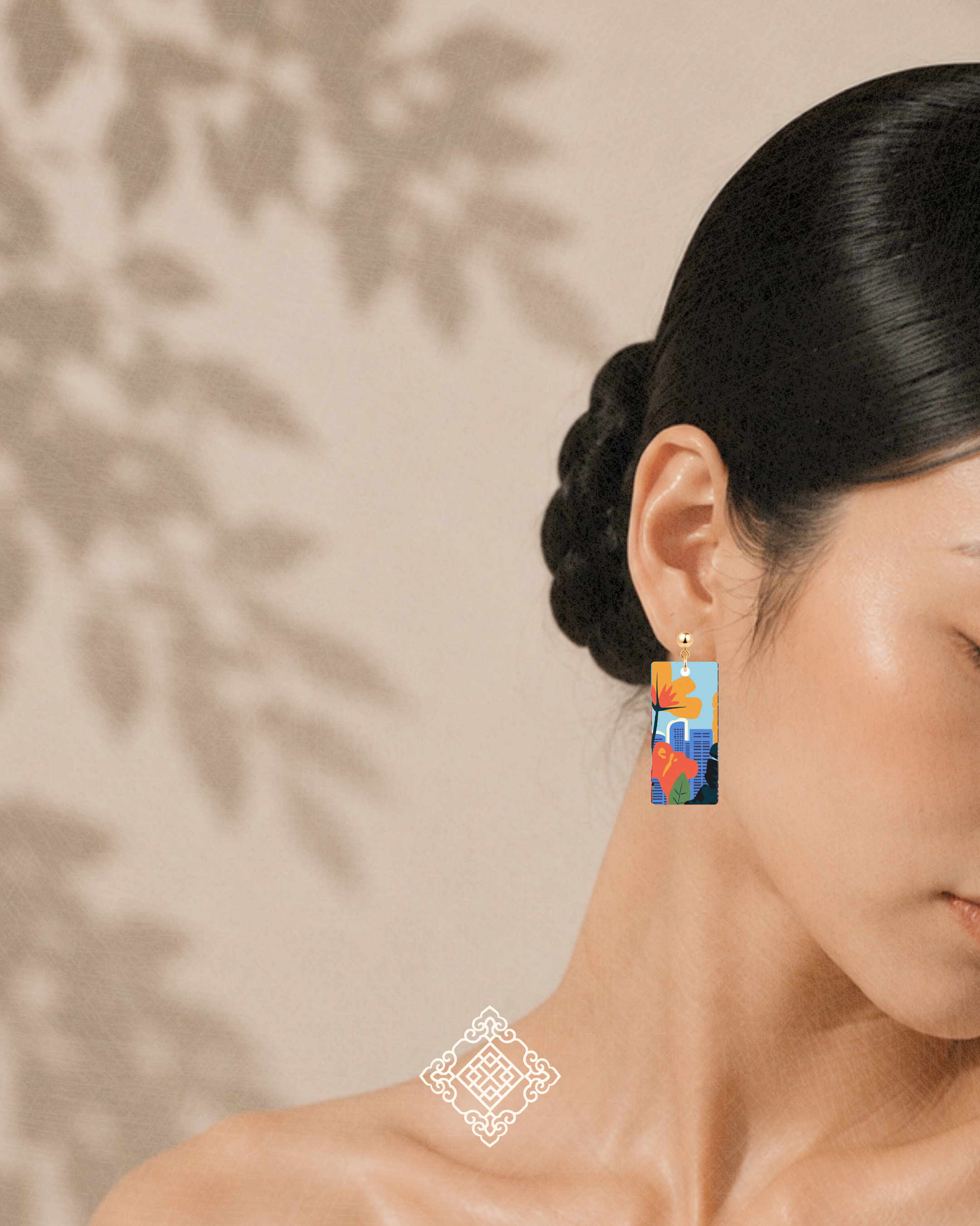 THE ANTECEDENT STORE | Singapore Skyline Earrings | Island Colours Series No. 01
