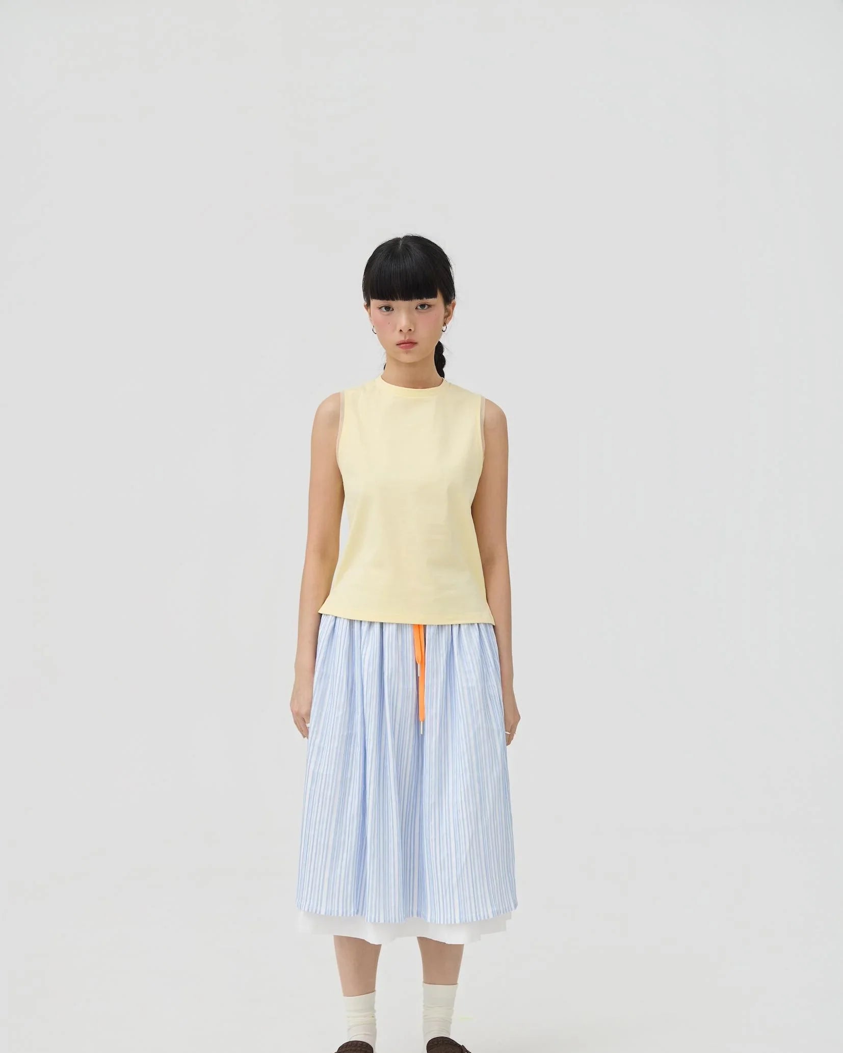3EIGHTH | Kumo Muscle Tank | Butter Yellow