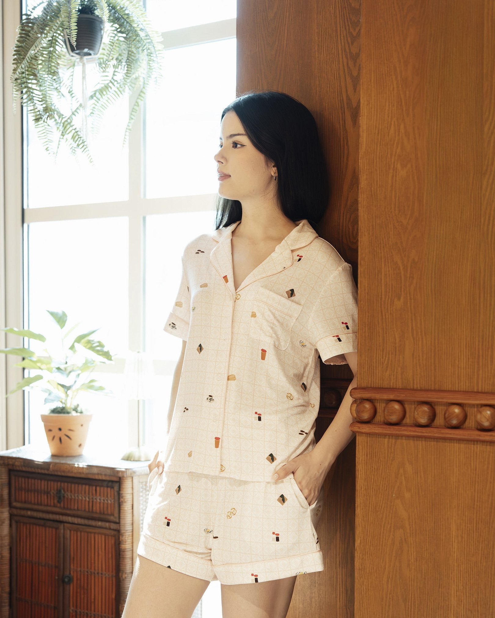 SELENIGHTCO | Signature Pyjamas Set | Kopitiam Blush